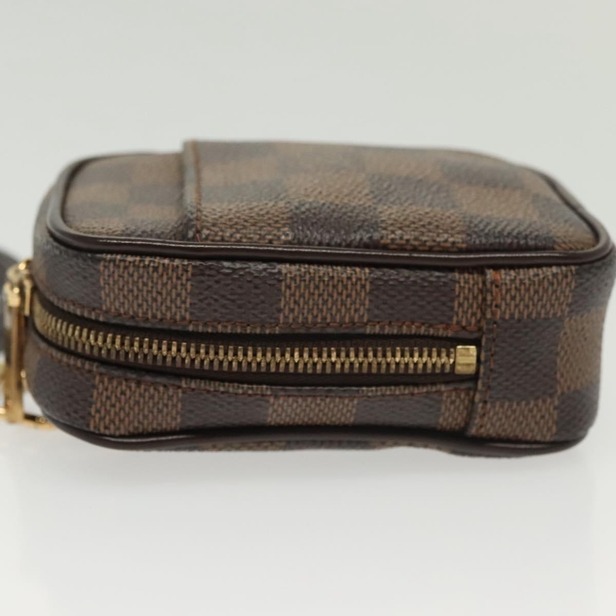 Louis Vuitton Etui Okapi Camera Case Damier Ebene Brown Canvas Clutche & Pouche Bag (Pre-Owned)