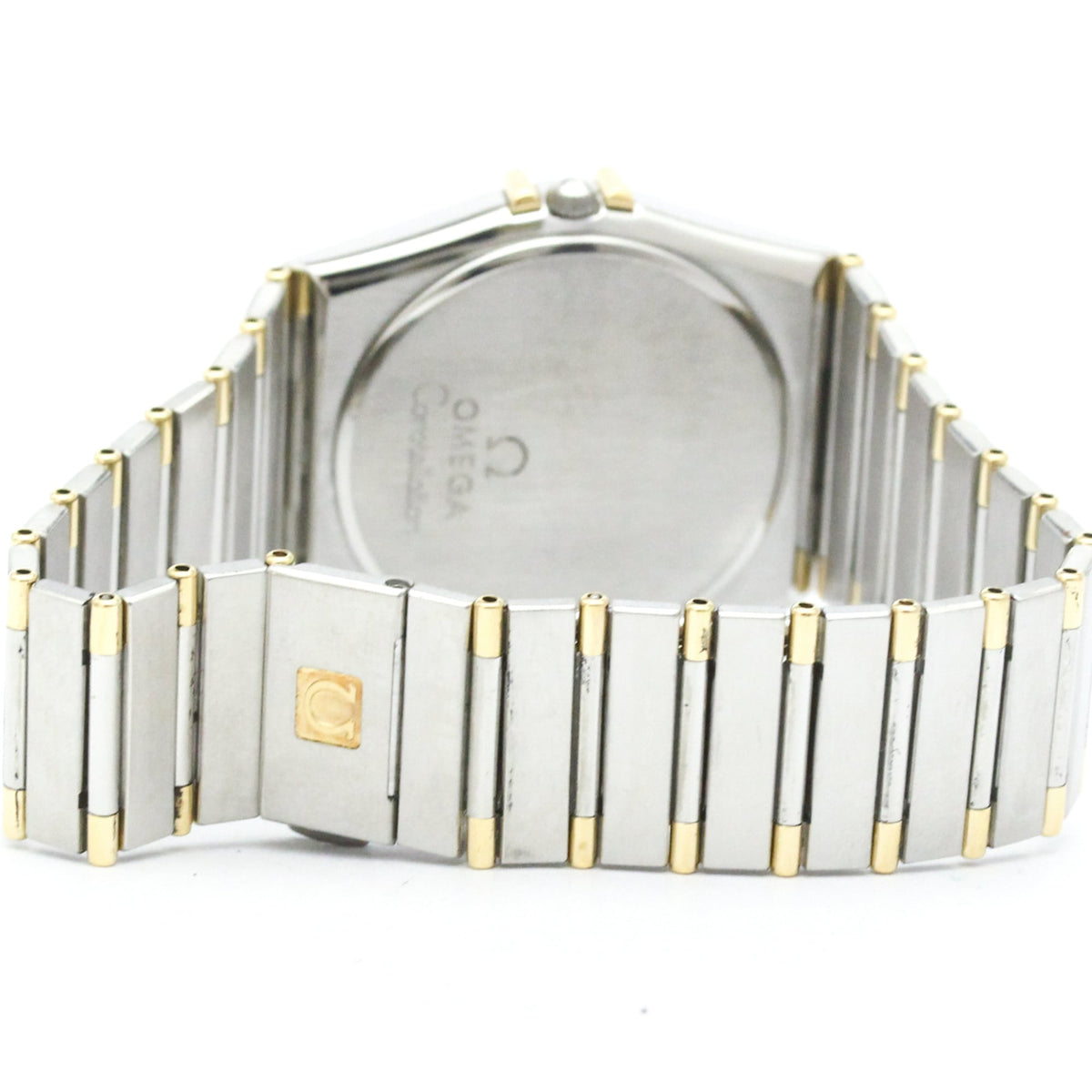 Omega Constellation Quartz Stainless Steel And Yellow Gold Watch (Pre-Owned)
