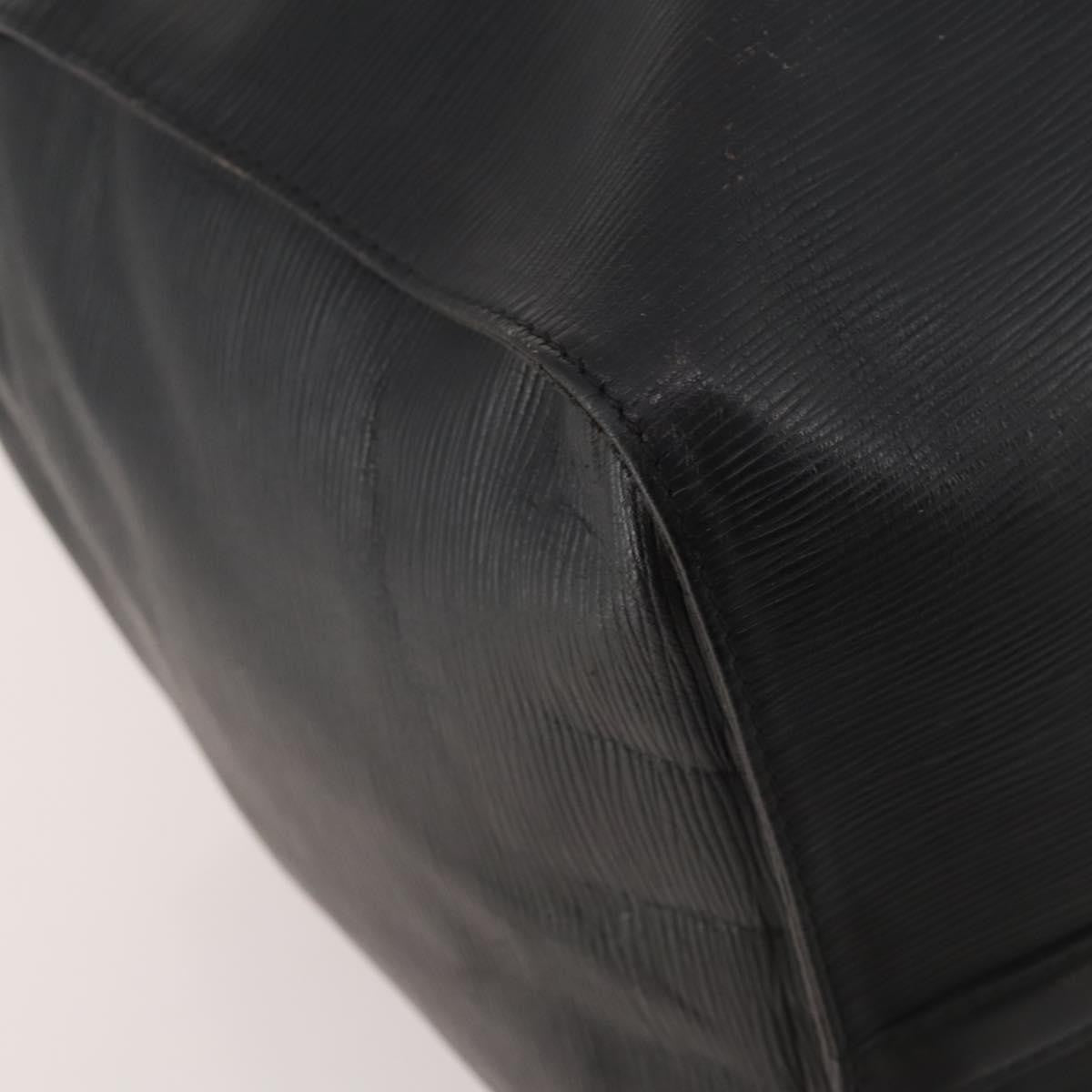 Louis Vuitton Keepall Epi Black Leather Travel Bag Bag (Pre-Owned)