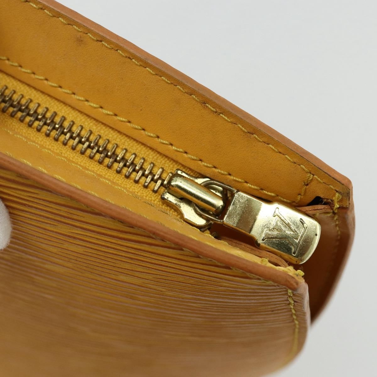 Louis Vuitton Saint Jacques Epi Leather Yellow Leather Shoulder Bag Bag (Pre-Owned)