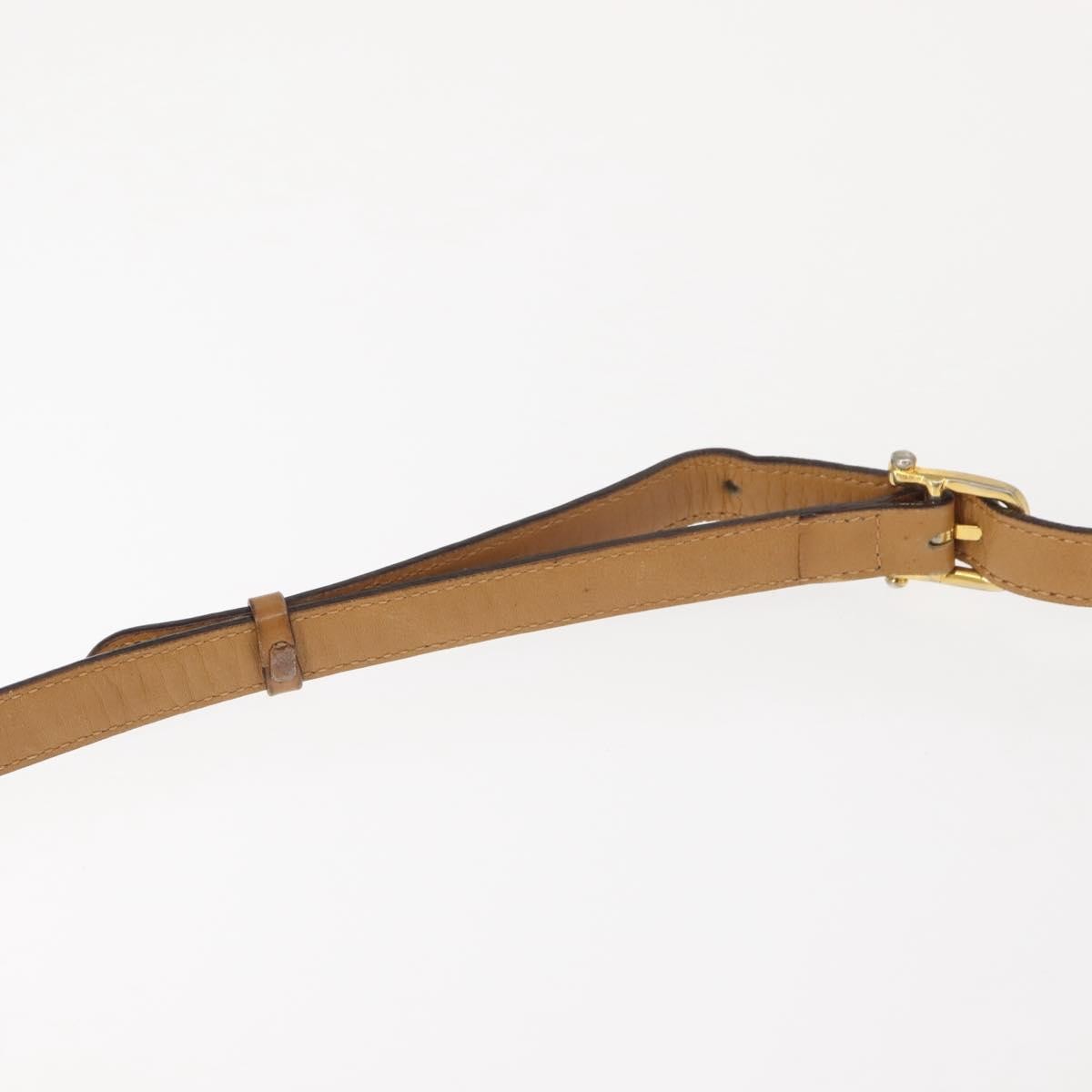 Celine Vintage Macadam Canvas And Leather Beige Canvas Shoulder Bag Bag (Pre-Owned)