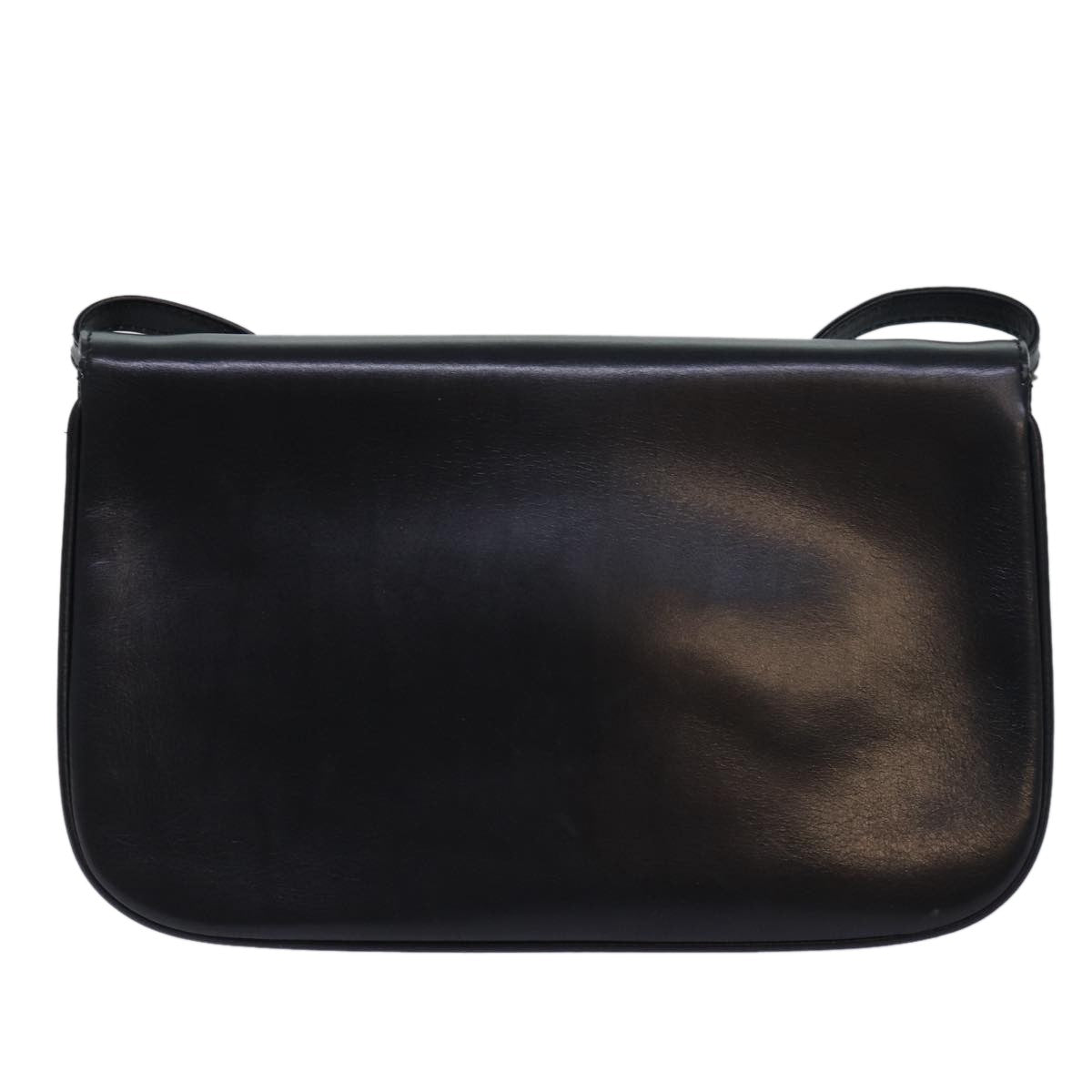 Bally Vintage Leather Black Leather Shoulder Bag Bag (Pre-Owned)