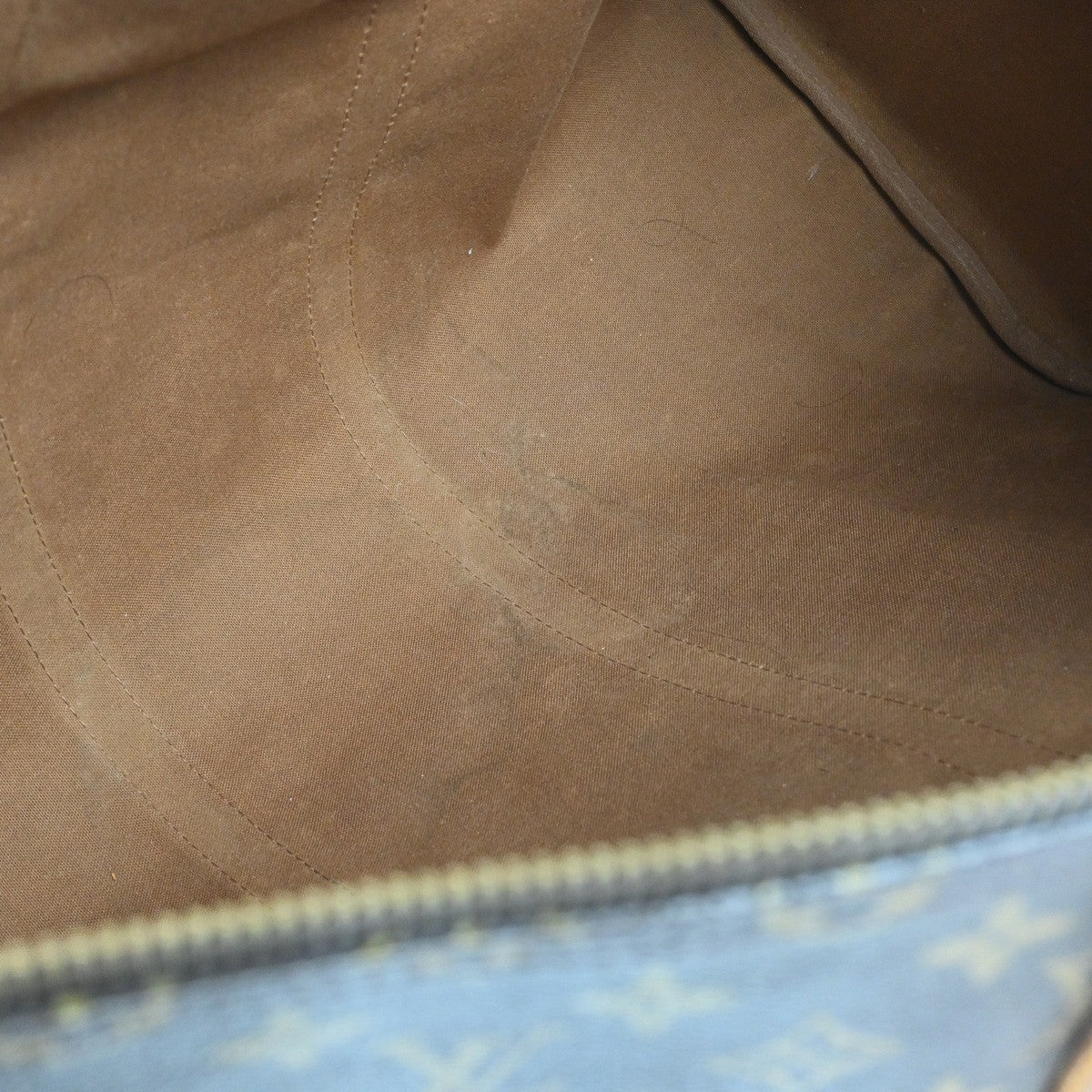Louis Vuitton Keepall Monogram Canvas Brown Canvas Travel Bag Bag (Pre-Owned)