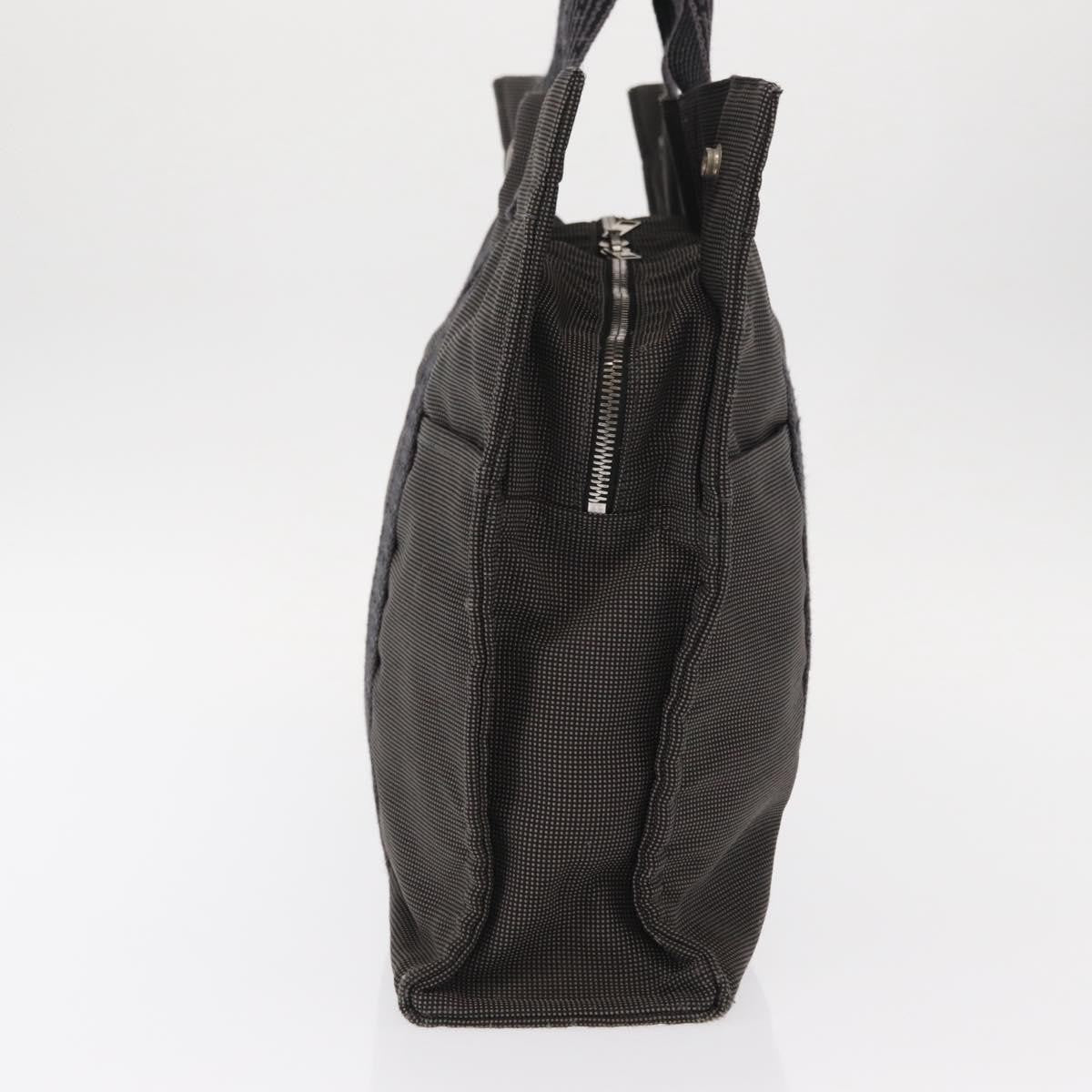 Hermes Fourre-Tout Herline Fourre-Tout Herline Gray Canvas Tote Bag Bag (Pre-Owned)