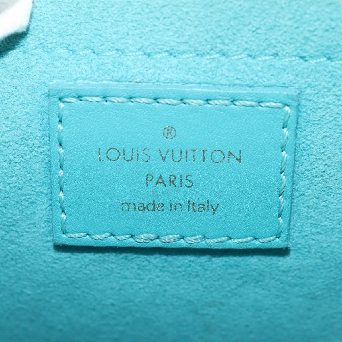 Louis Vuitton New Wave Chain Quilted Leather Blue Leather Shoulder Bag Bag (Pre-Owned)