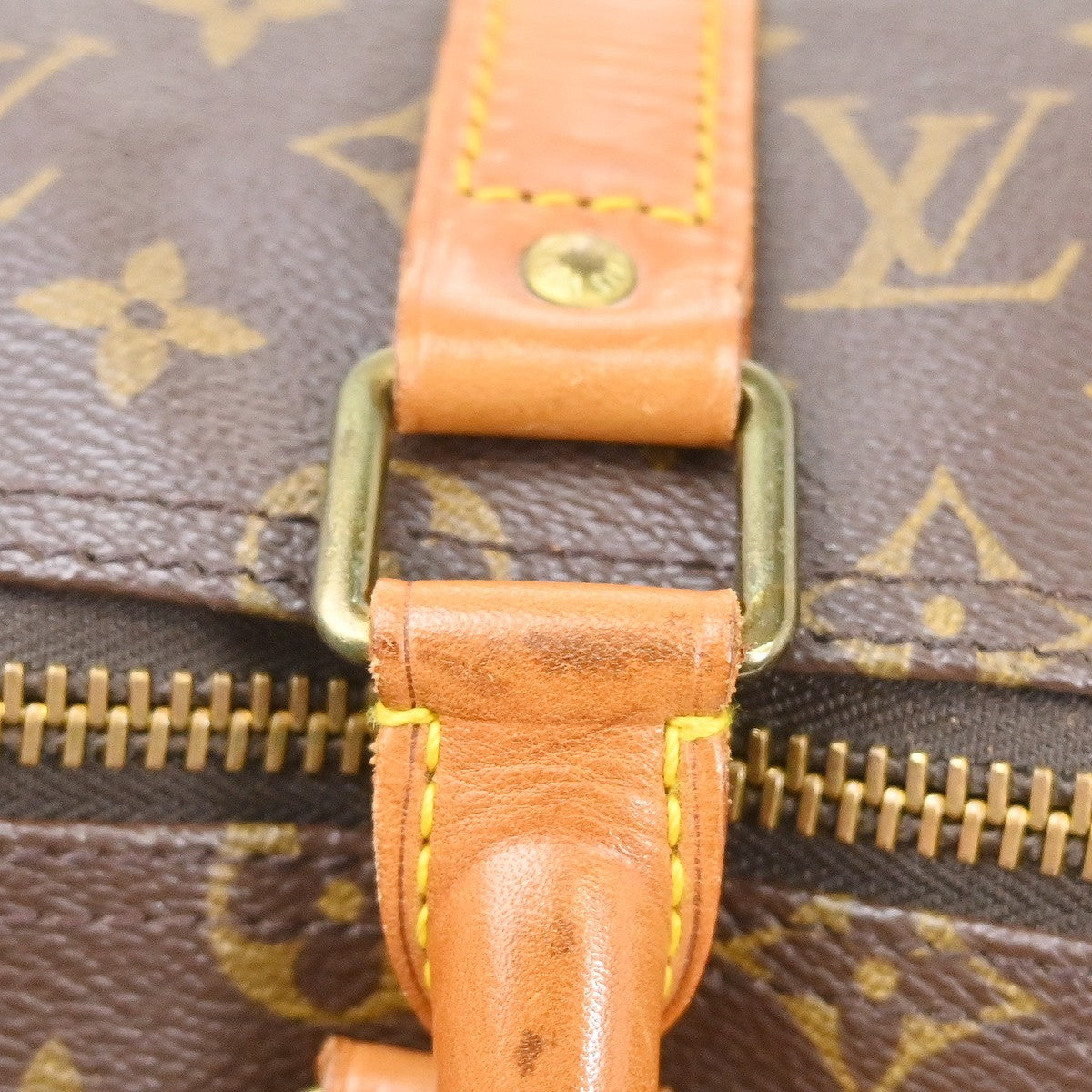 Louis Vuitton Keepall Monogram Canvas Brown Canvas Travel Bag Bag (Pre-Owned)