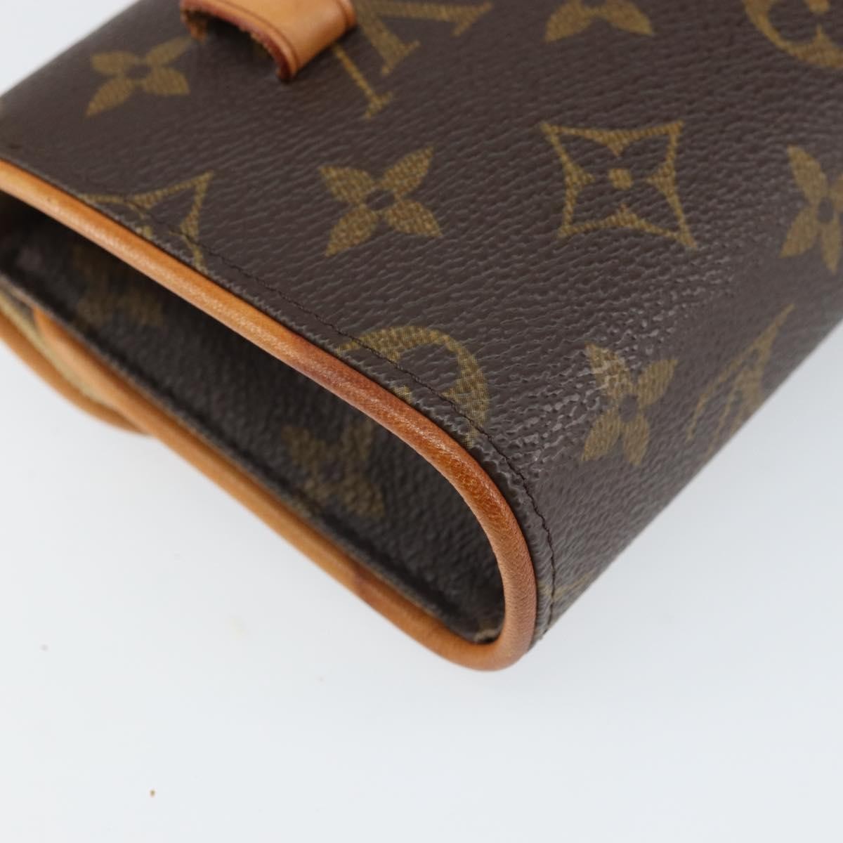 Louis Vuitton Florentine Pochette Canvas Brown Canvas Clutche & Pouche Bag (Pre-Owned)