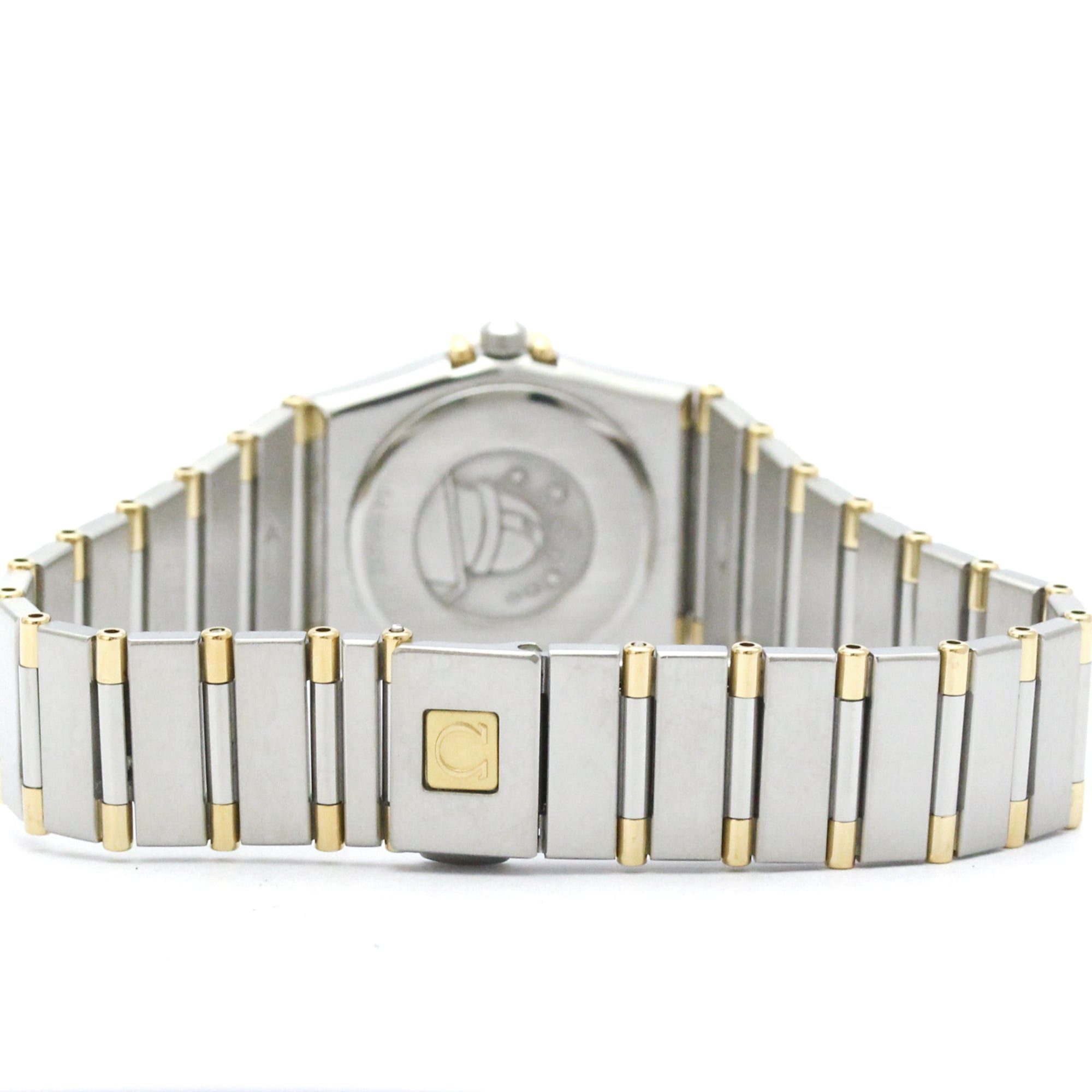 Omega Constellation Quartz Stainless Steel And Yellow Gold Watch (Pre-Owned)