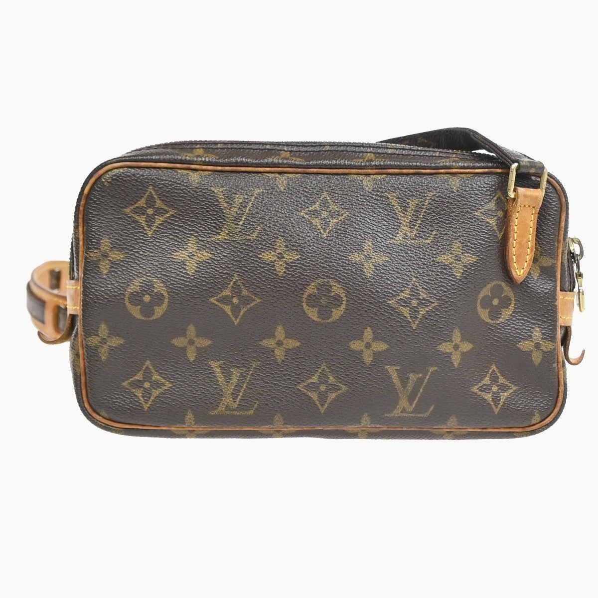 Louis Vuitton Pochette Marly Bandouliere Monogram Canvas Brown Canvas Shoulder Bag Bag (Pre-Owned)