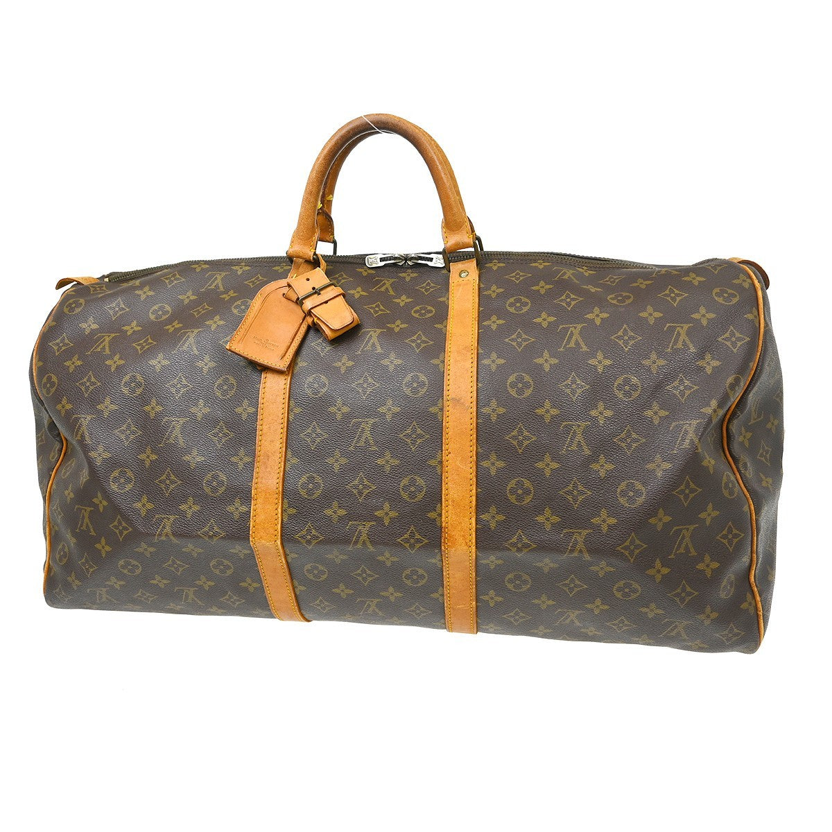 Louis Vuitton Keepall Monogram Canvas Brown Canvas Travel Bag Bag (Pre-Owned)