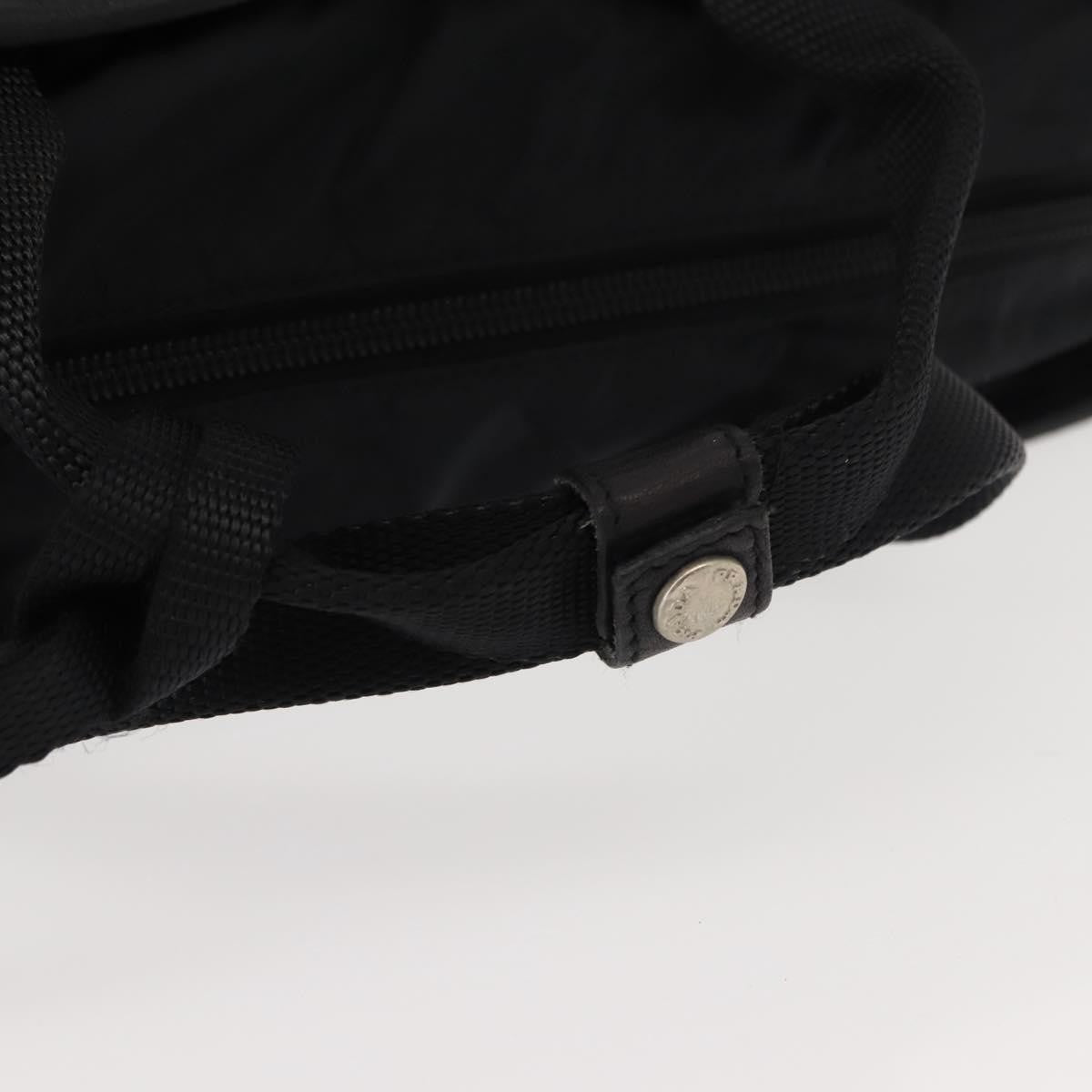 Prada Sport Nylon And Leather Black Nylon Briefcase Bag (Pre-Owned)