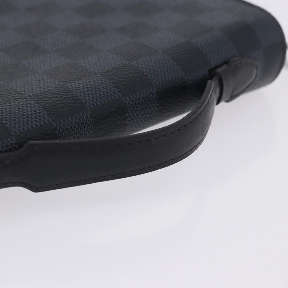 Louis Vuitton Zippy Xl Damier Leather Black Canvas Wallets Accessory (Pre-Owned)