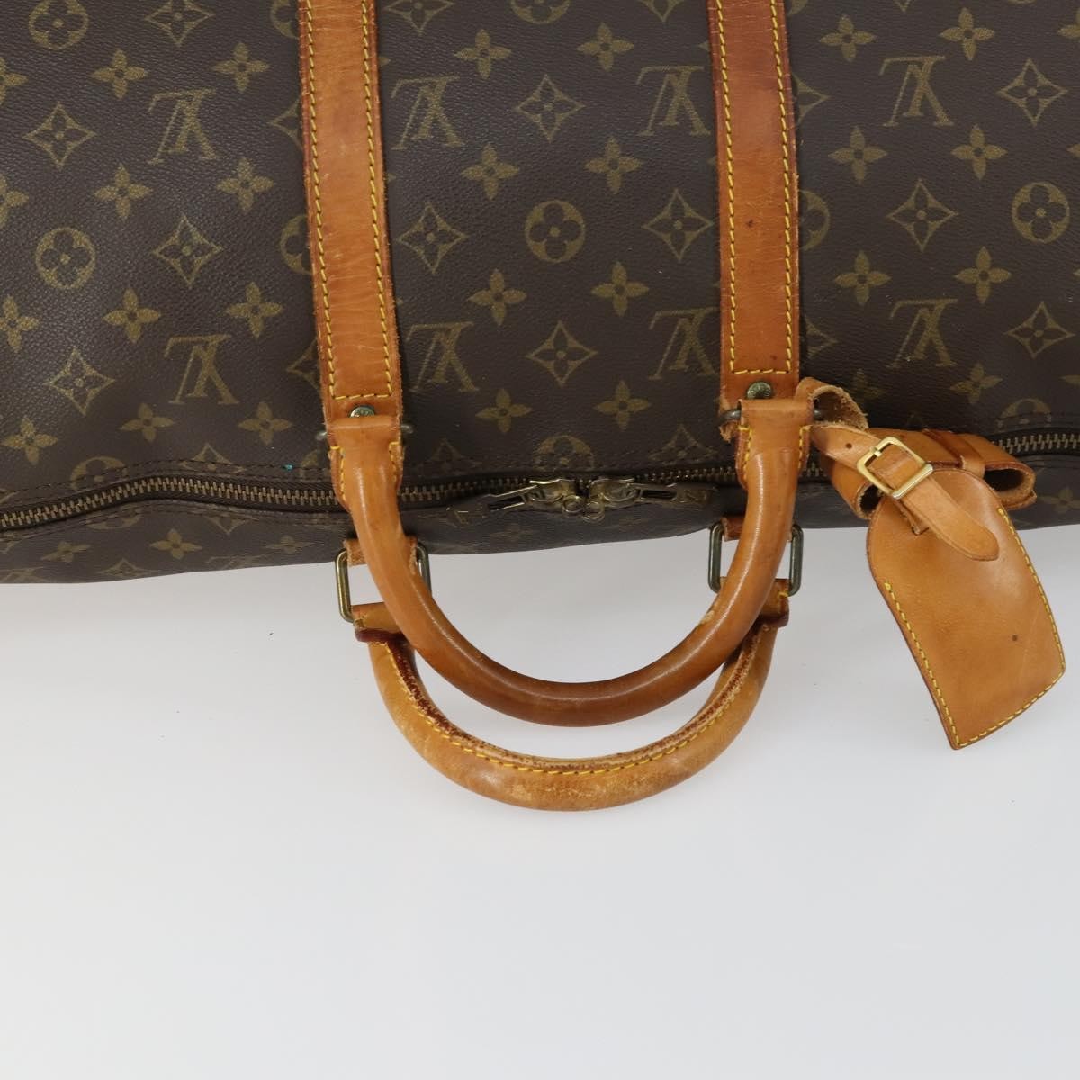 Louis Vuitton Keepall Monogram Canvas Brown Canvas Travel Bag Bag (Pre-Owned)