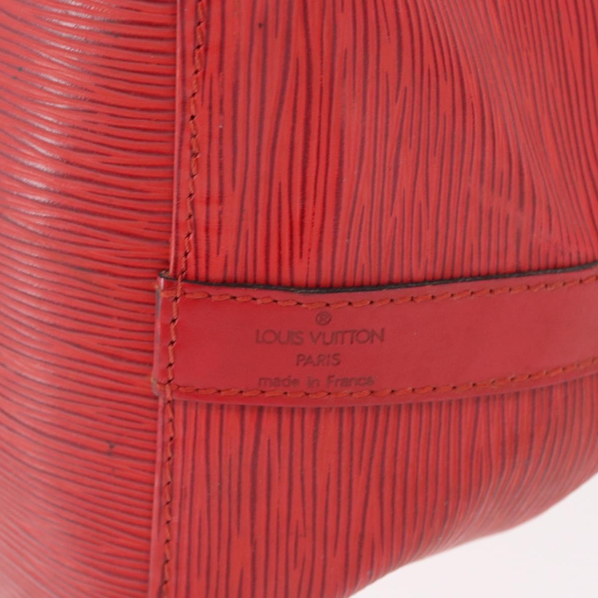 Louis Vuitton Petit Noe Epi Leather Red Leather Shoulder Bag Bag (Pre-Owned)