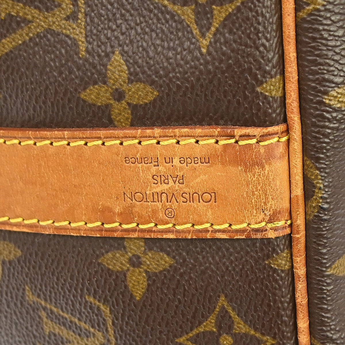 Louis Vuitton Keepall Bandouliere Monogram Canvas Brown Canvas Travel Bag Bag (Pre-Owned)