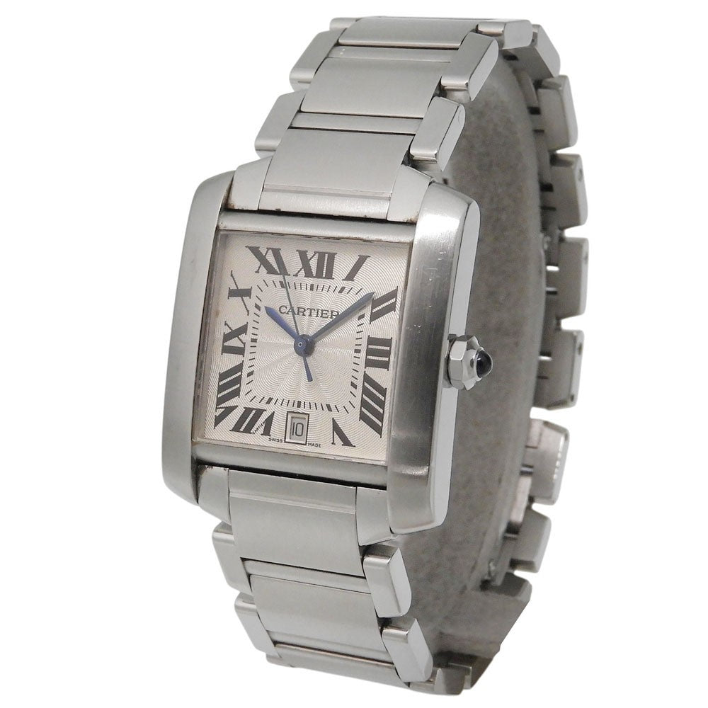 Cartier Tank Francaise Automatic Stainless Steel Watch (Pre-Owned)