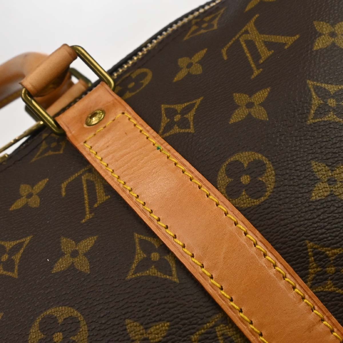 Louis Vuitton Keepall Monogram Canvas Brown Canvas Travel Bag Bag (Pre-Owned)