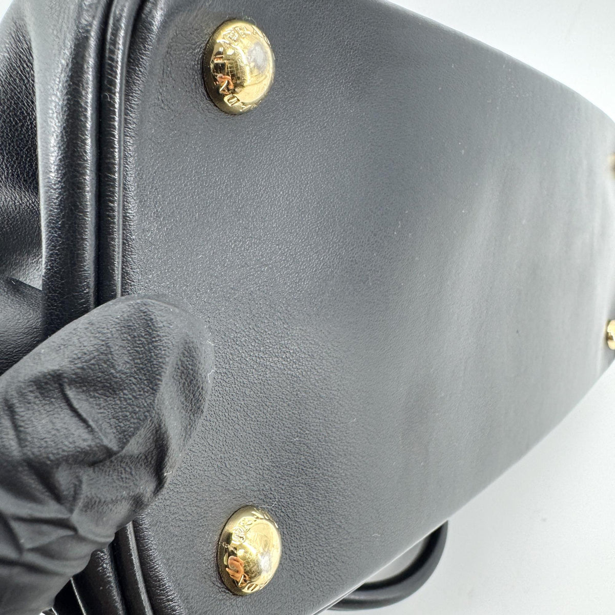 Prada Double Zip Tote Diagramme Quilted Leather Black Leather Tote Bag Bag (Pre-Owned)