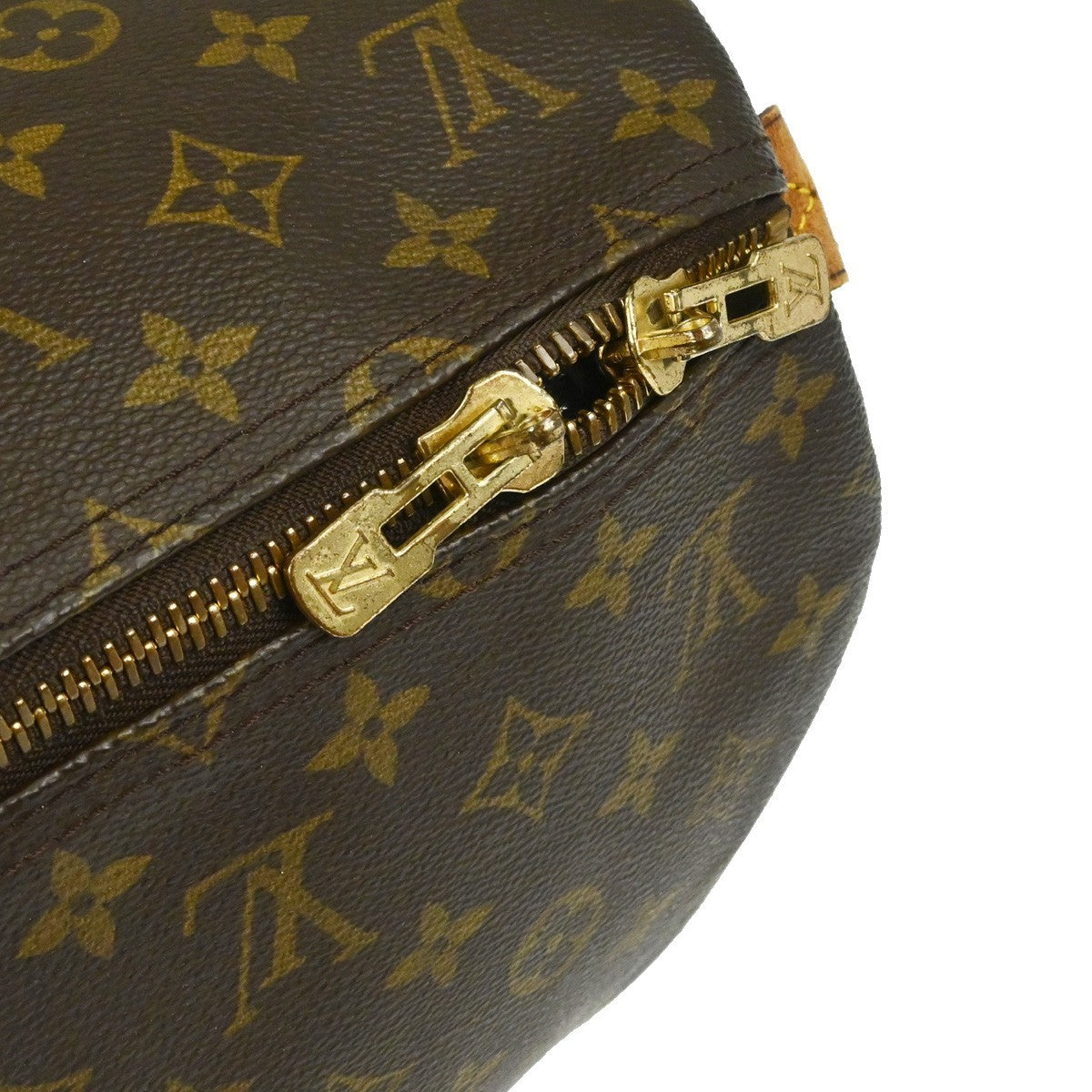 Louis Vuitton Keepall Monogram Canvas Brown Canvas Travel Bag Bag (Pre-Owned)