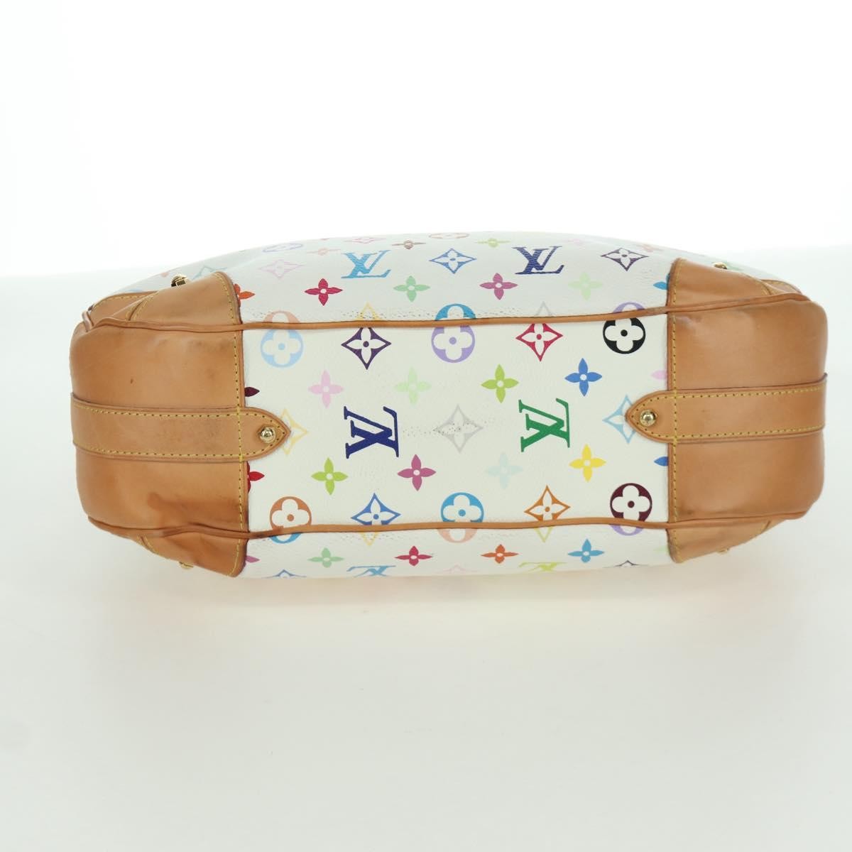 Louis Vuitton Greta Monogram Multicolor White Canvas Shoulder Bag Bag (Pre-Owned)