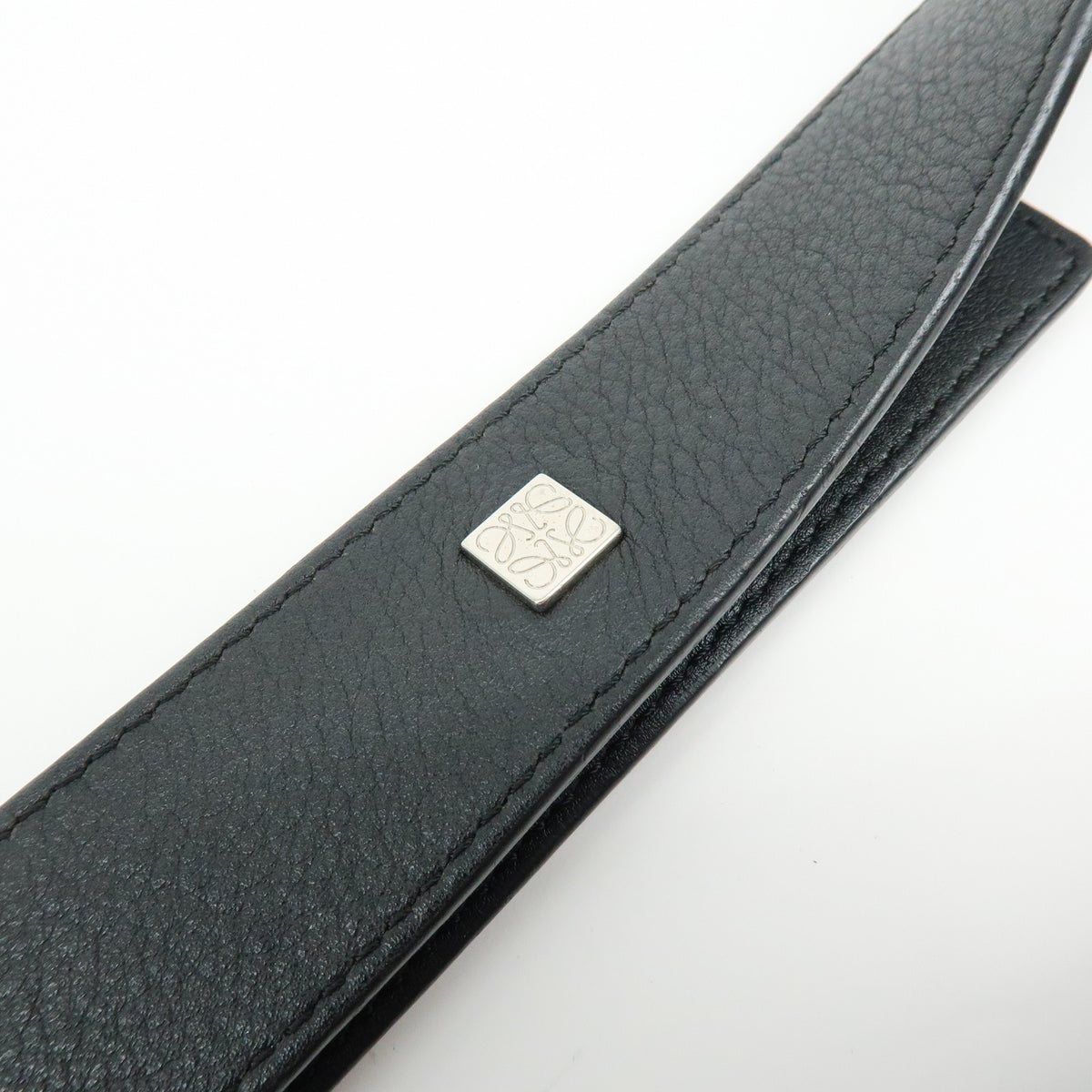 Loewe Hammock Leather Black Leather Handbag (Pre-Owned)