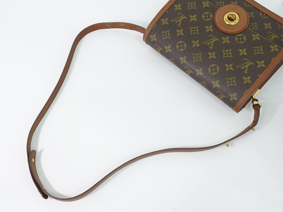 Louis Vuitton Raspail Monogram Canvas Brown Canvas Handbag (Pre-Owned)