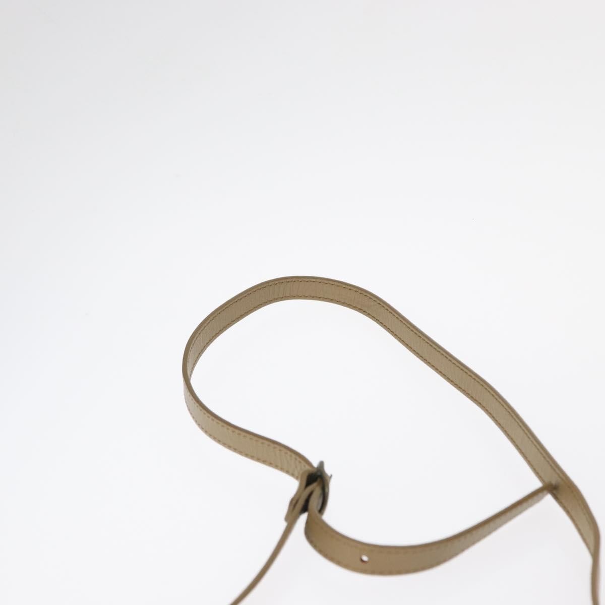 Saint Laurent Vintage Pvc Leather Beige Pvc Shoulder Bag Bag (Pre-Owned)