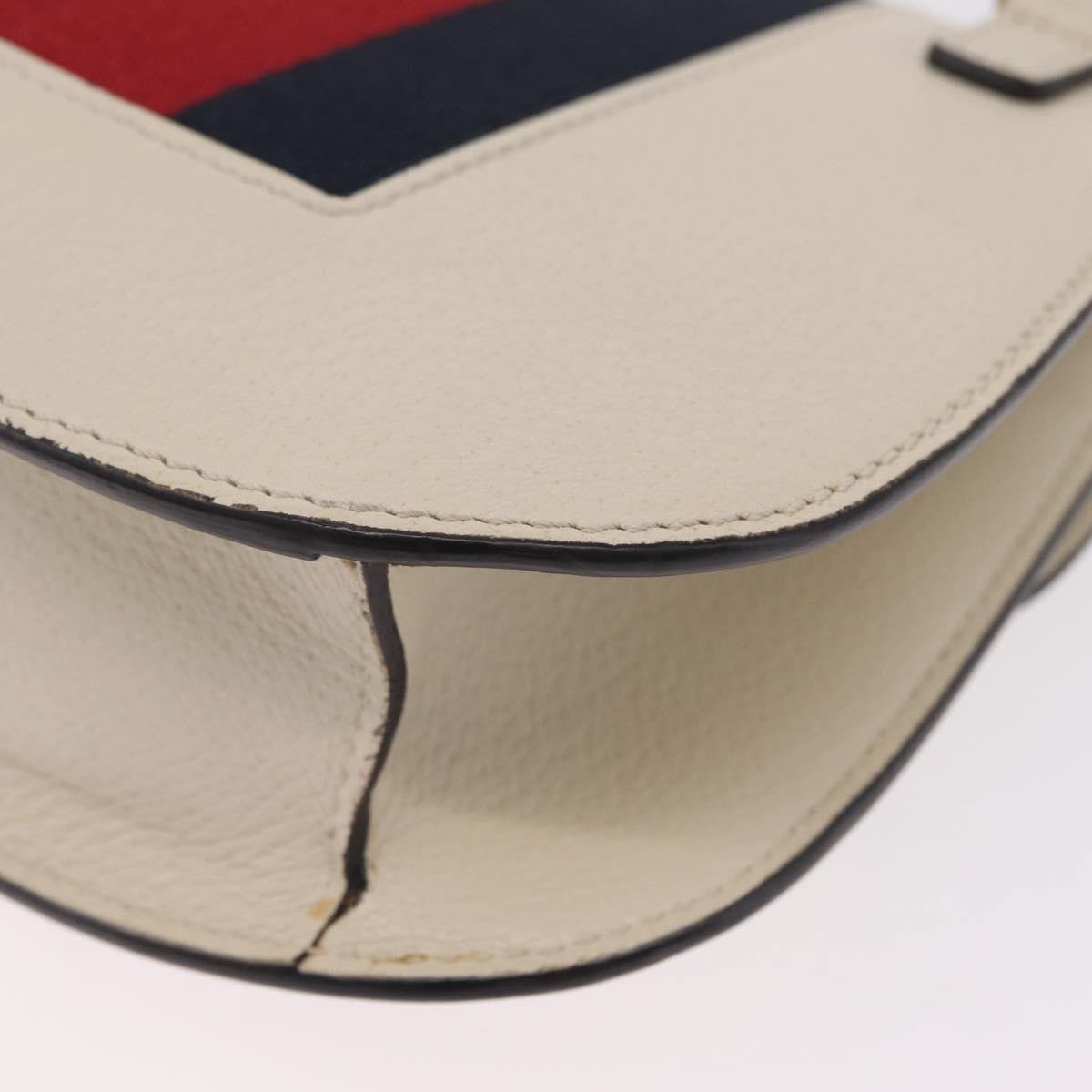 Gucci Totem Leather Beige Leather Shoulder Bag Bag (Pre-Owned)
