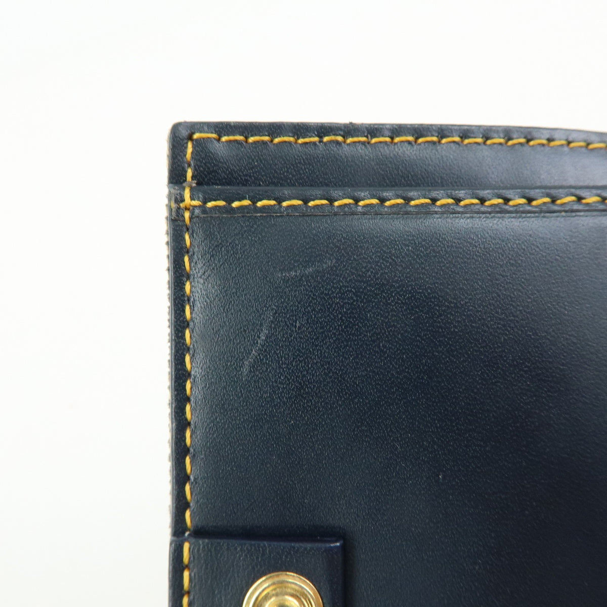 Christian Dior Saddle Lotus Oblique Canvas Navy Canvas Wallets Accessory (Pre-Owned)