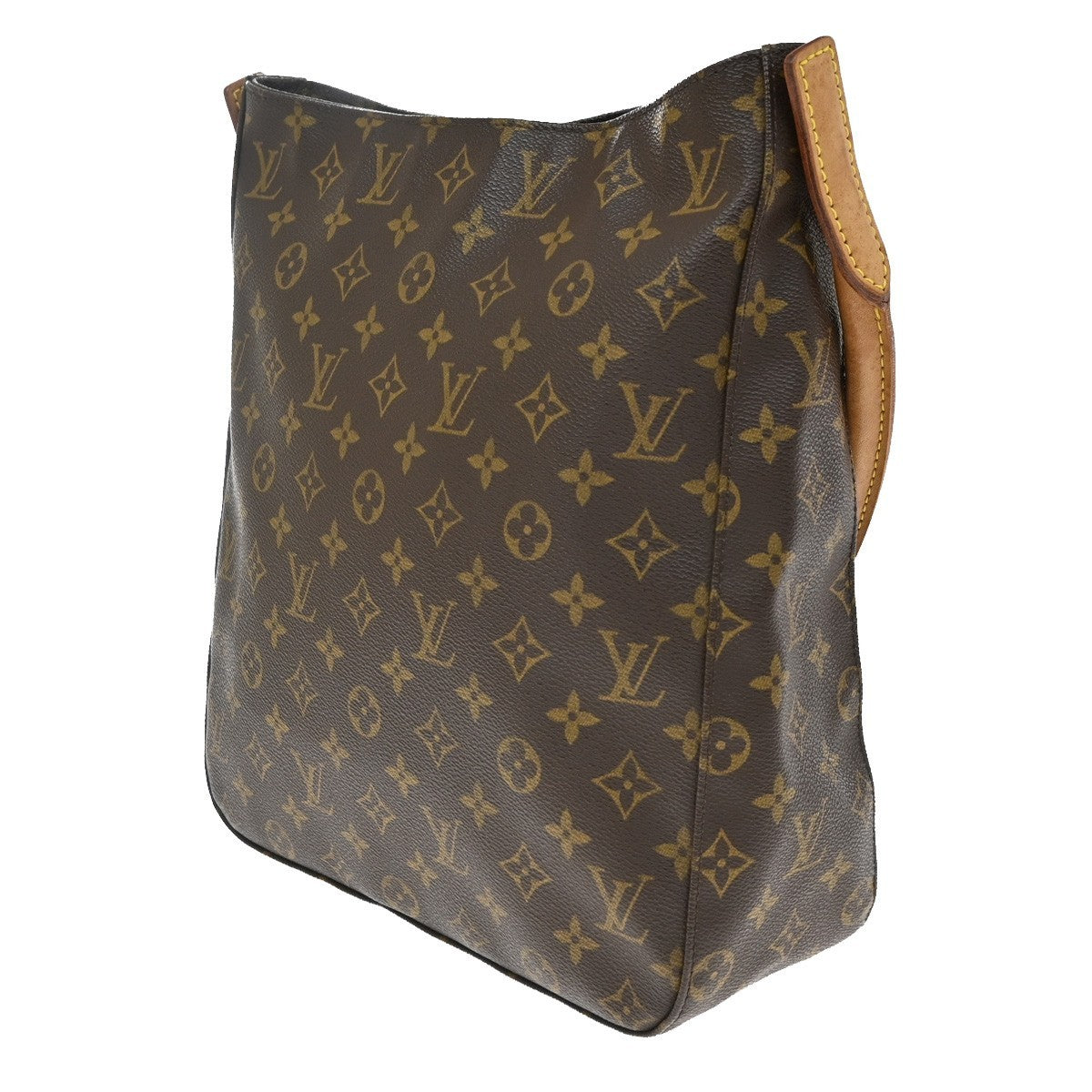 Louis Vuitton Looping Monogram Canvas Brown Canvas Handbag (Pre-Owned)