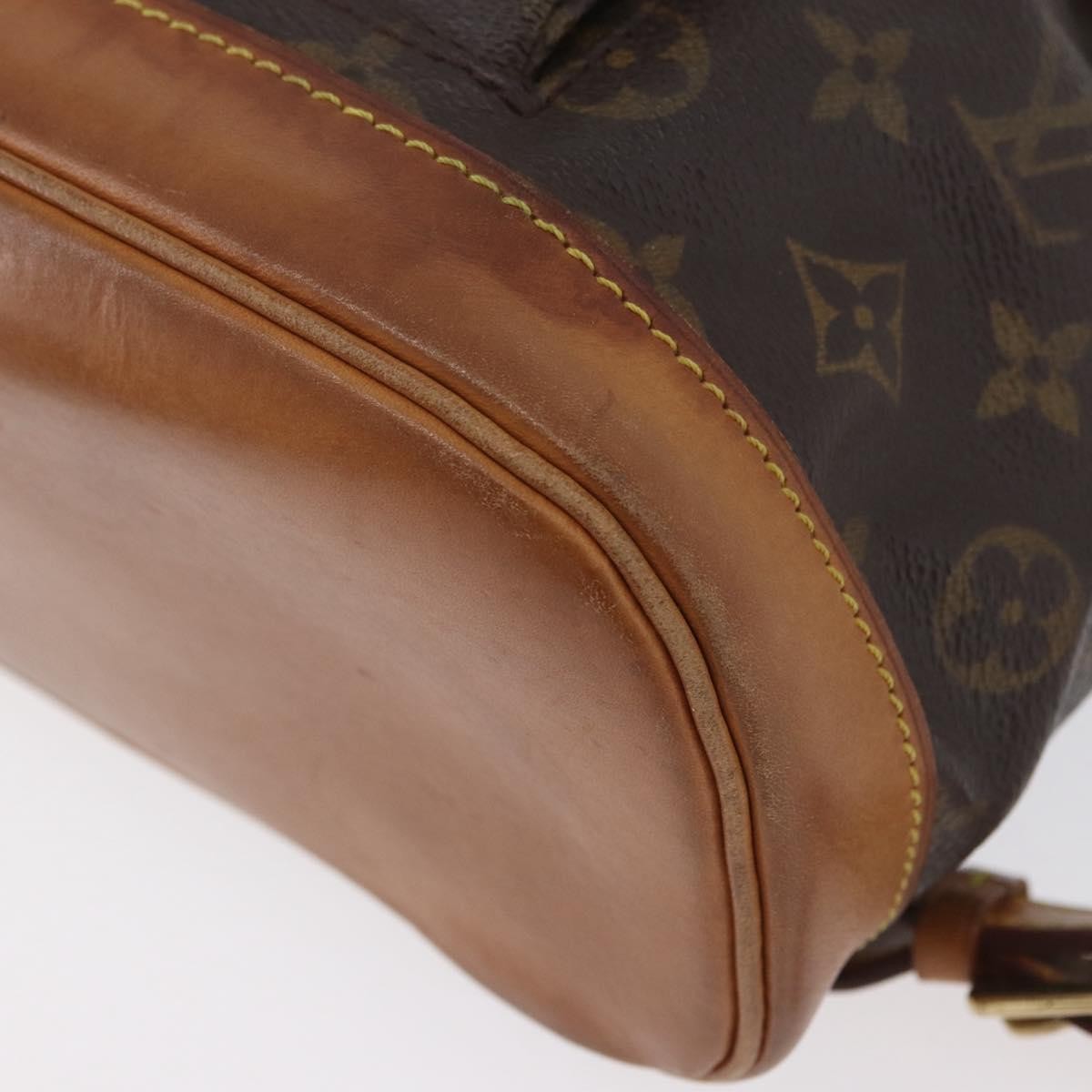 Louis Vuitton Vintage Montsouris Monogram Canvas Brown Canvas Backpack Bag (Pre-Owned)