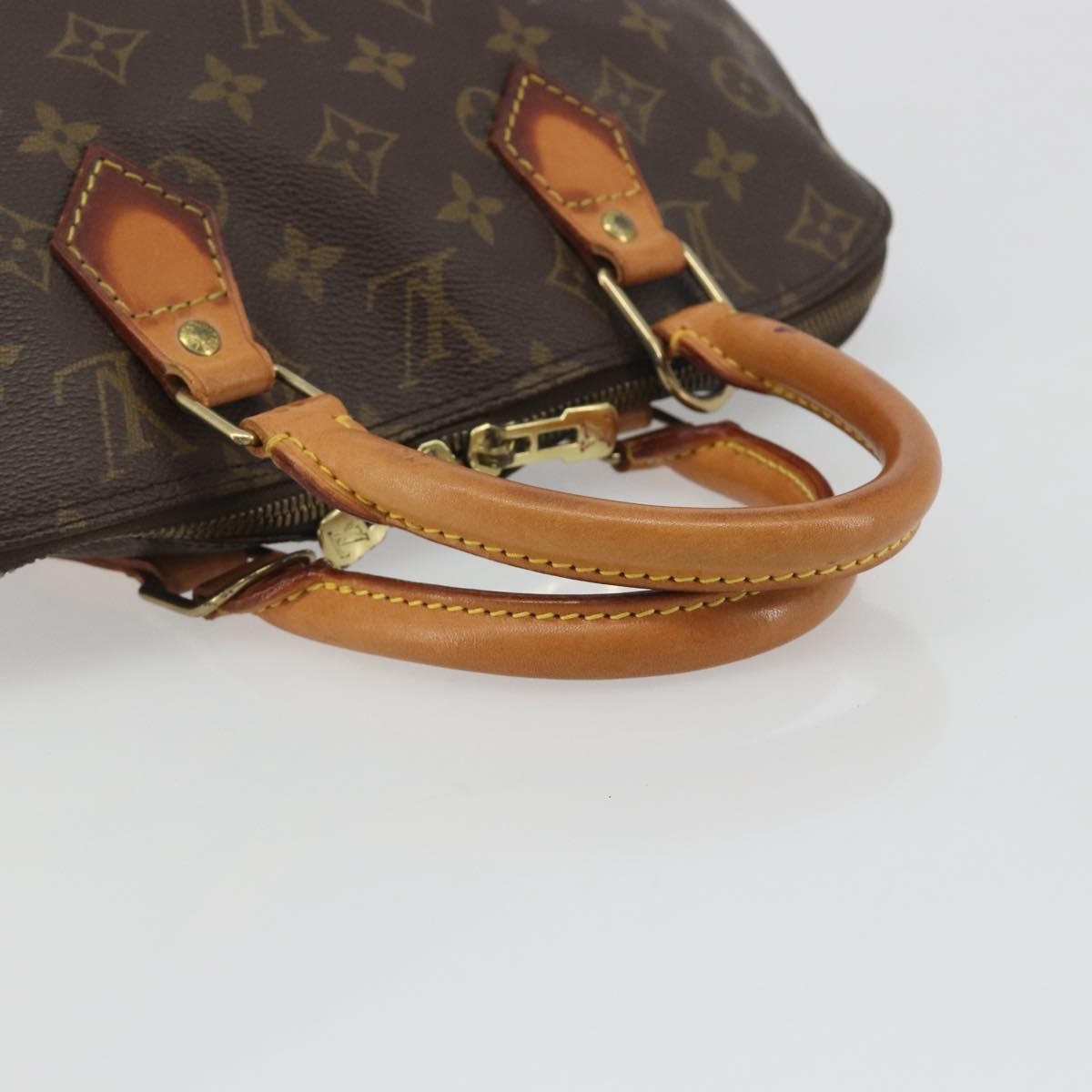 Louis Vuitton Alma Monogram Brown Canvas Handbag (Pre-Owned)