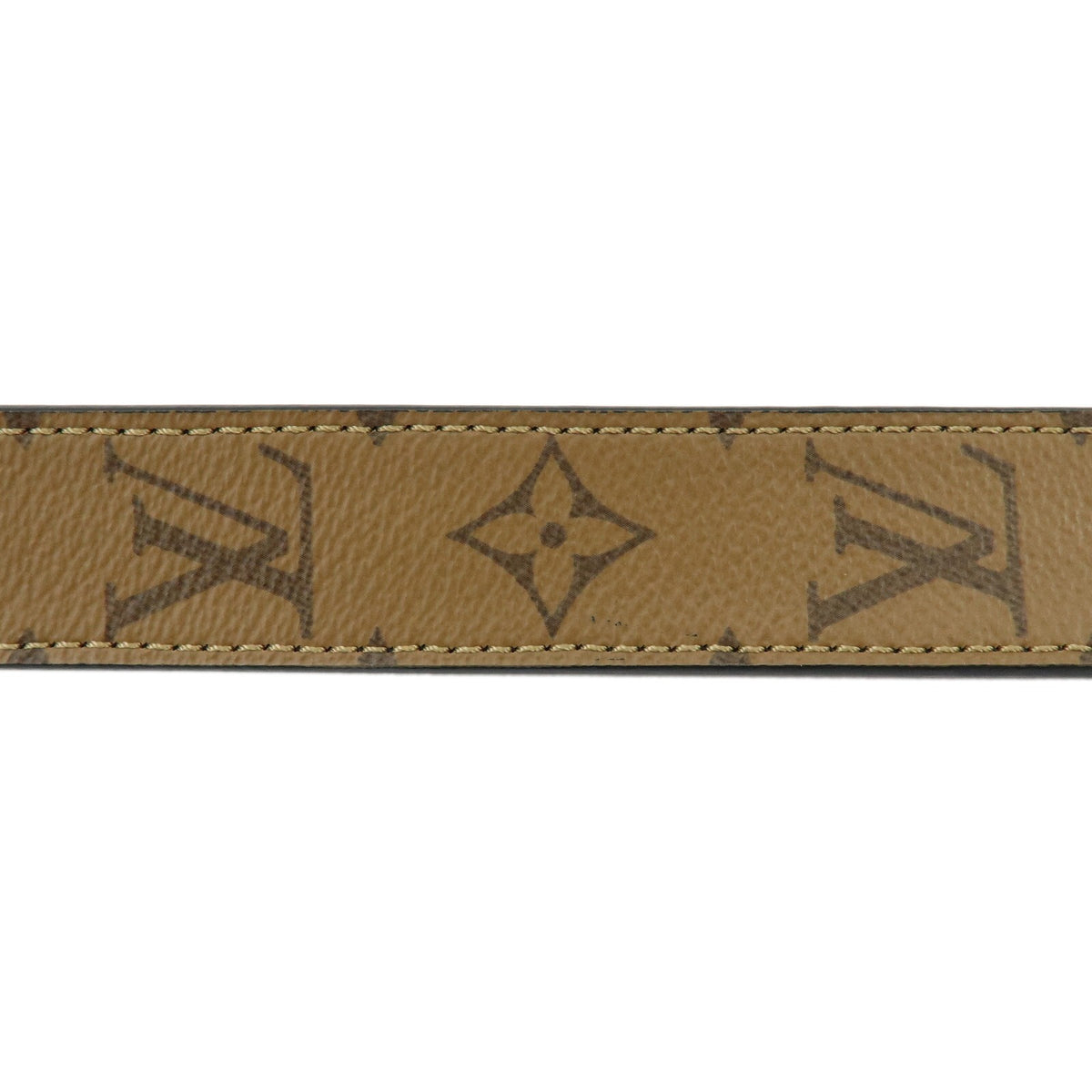 Louis Vuitton Shoulder Strap Reverse Monogram Canvas Brown Canvas Straps Accessory (Pre-Owned)