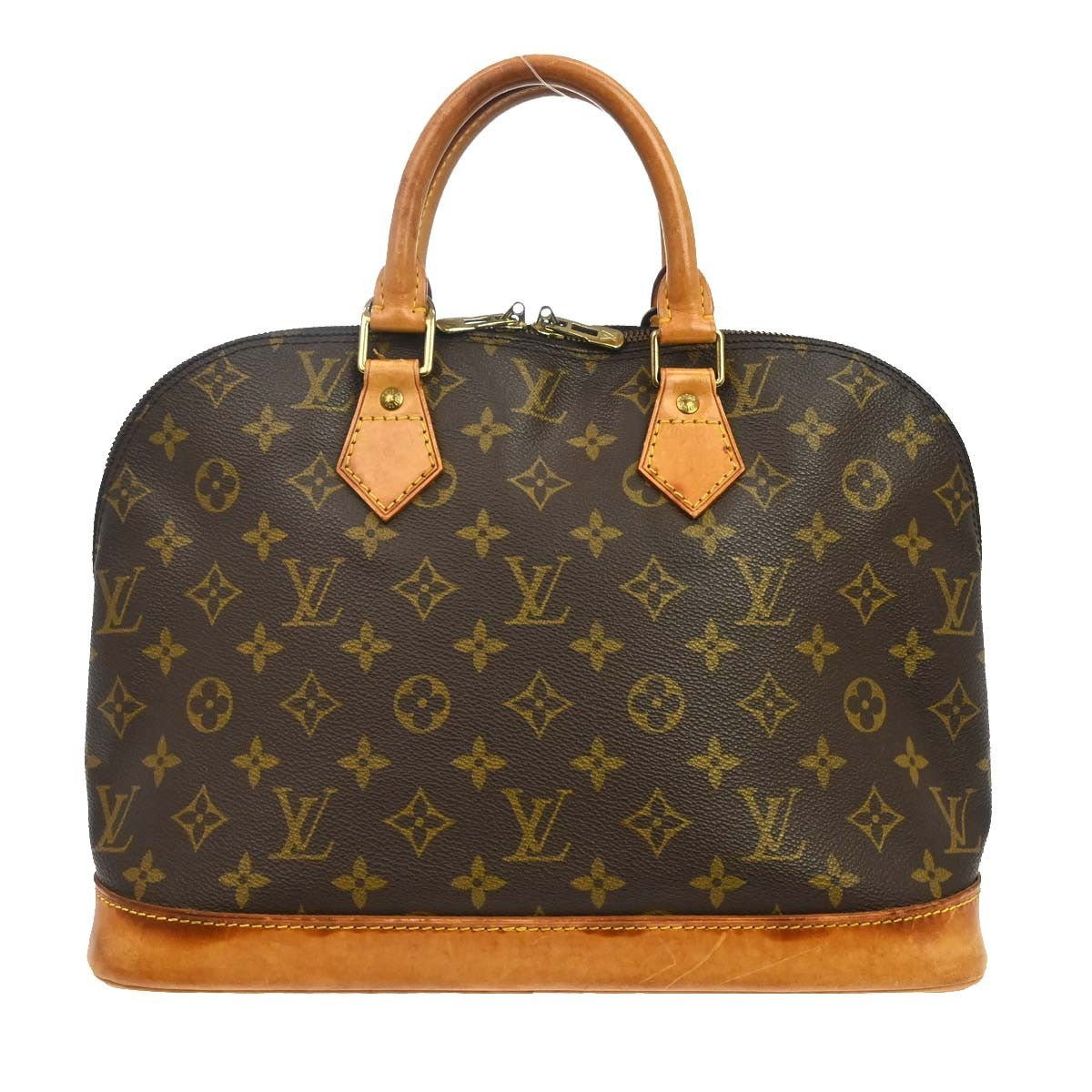 Louis Vuitton Alma Monogram Canvas Brown Canvas Handbag (Pre-Owned)