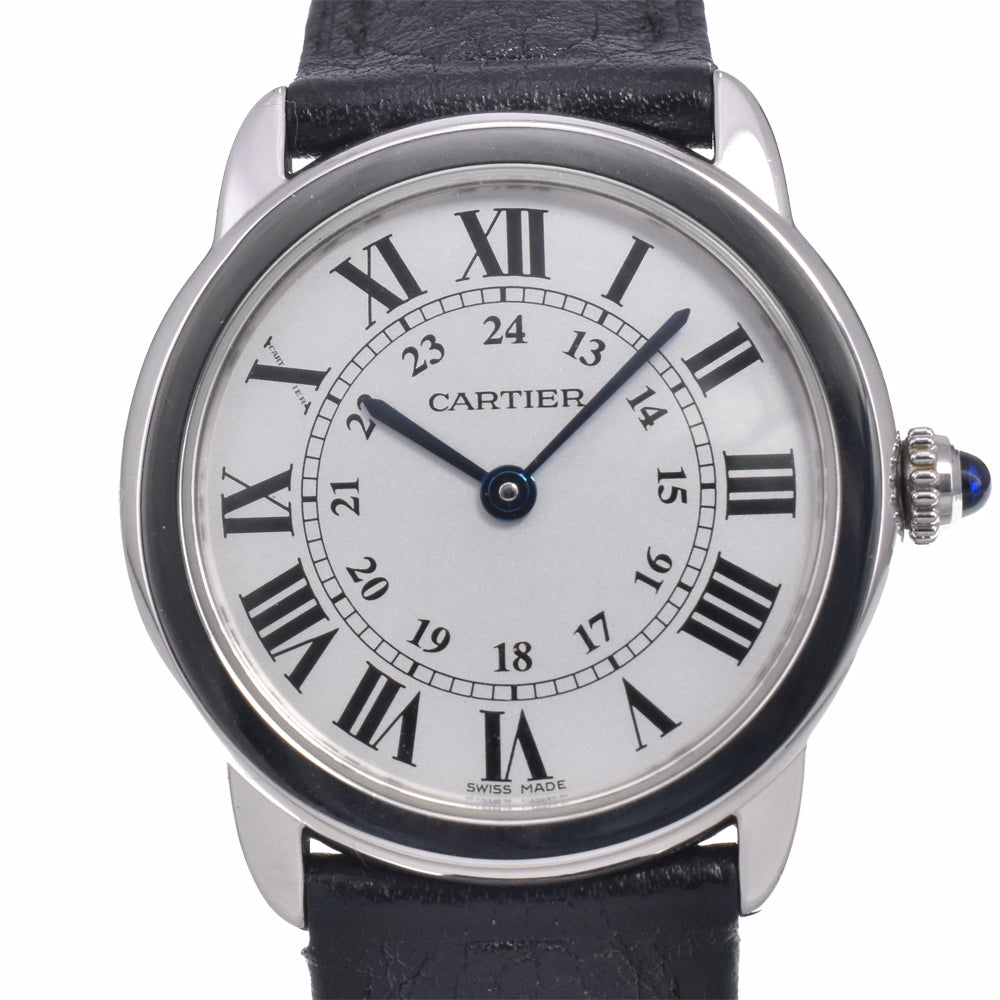 Cartier Ronde Solo De Cartier Quartz Stainless Steel Watch (Pre-Owned)