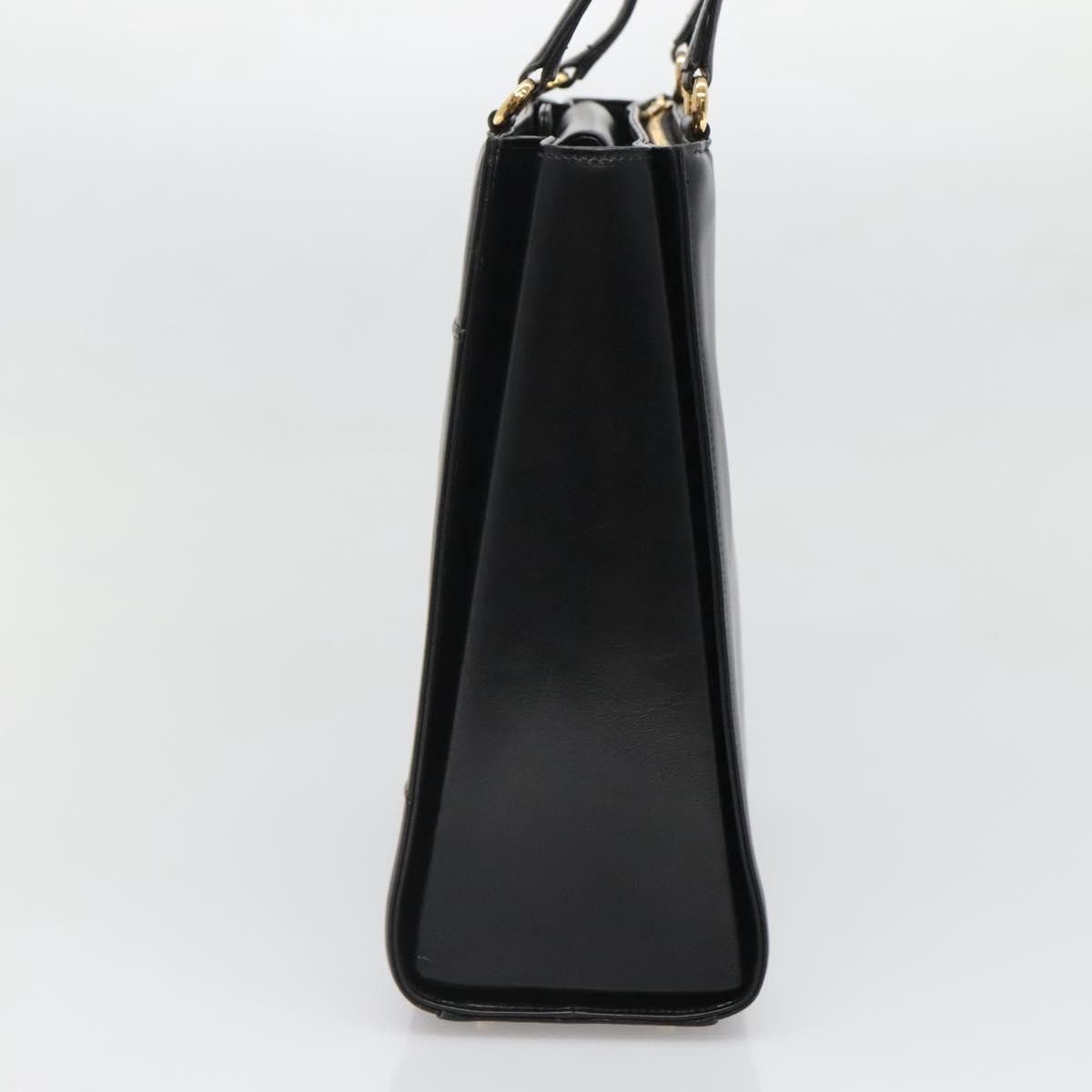 Valentino Garavani Vintage Leather Black Leather Shoulder Bag Bag (Pre-Owned)