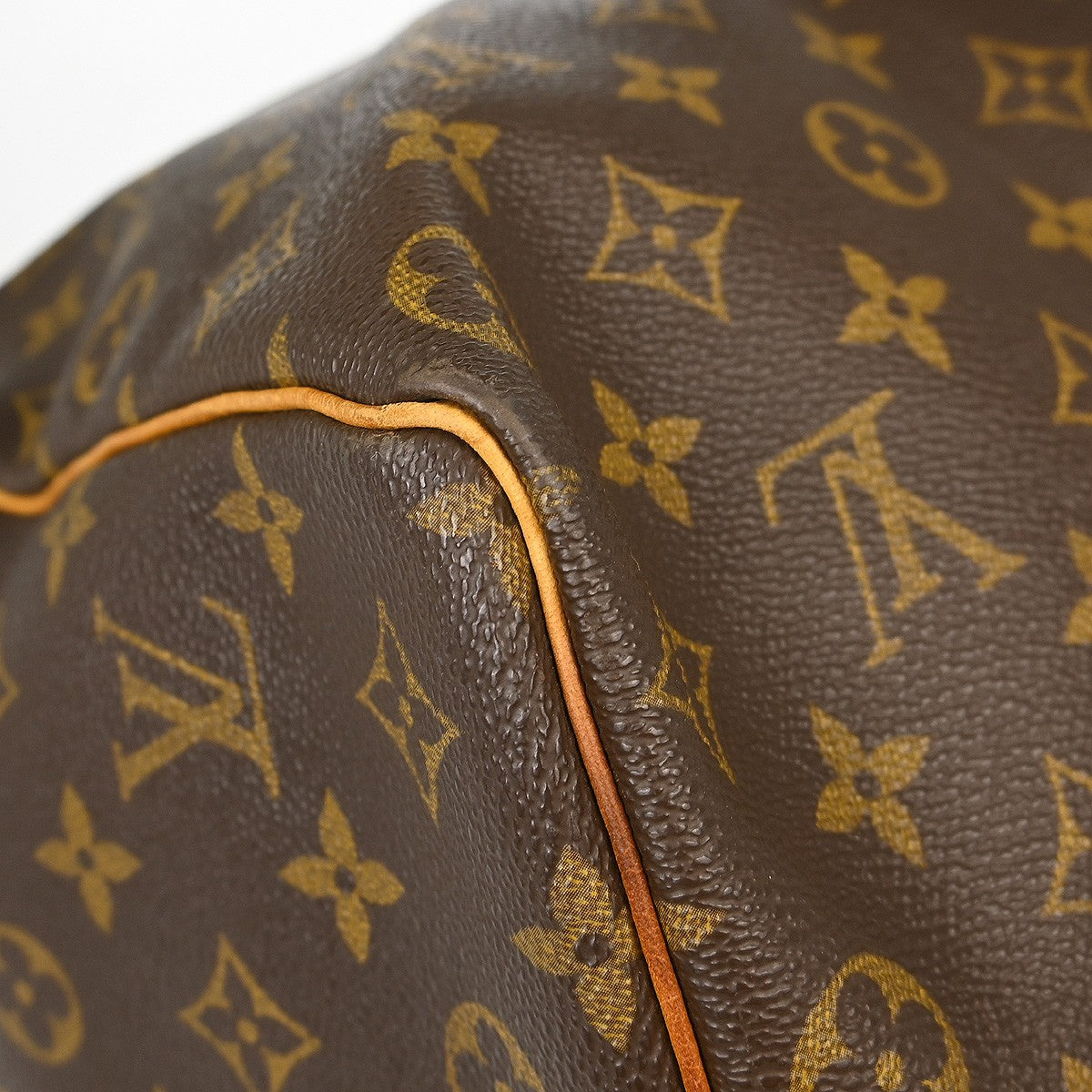 Louis Vuitton Keepall Monogram Canvas Brown Canvas Travel Bag Bag (Pre-Owned)