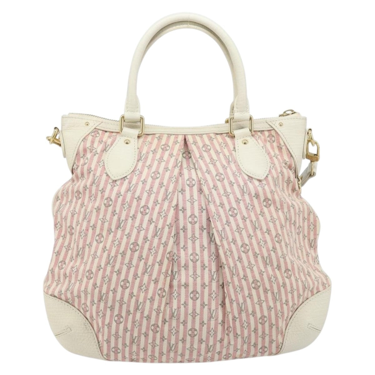 Louis Vuitton Marina Mini Lin Croisette Pink Canvas Handbag (Pre-Owned)