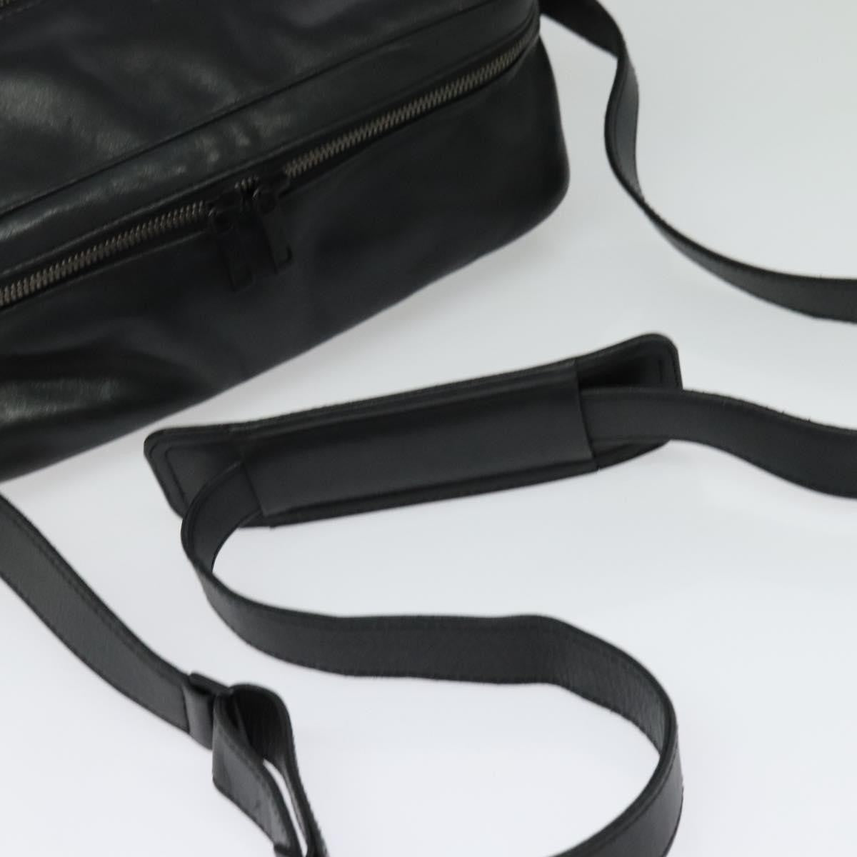 Louis Vuitton Clarkson Messenger Monogram Shadow Leather Black Leather Bag (Pre-Owned)