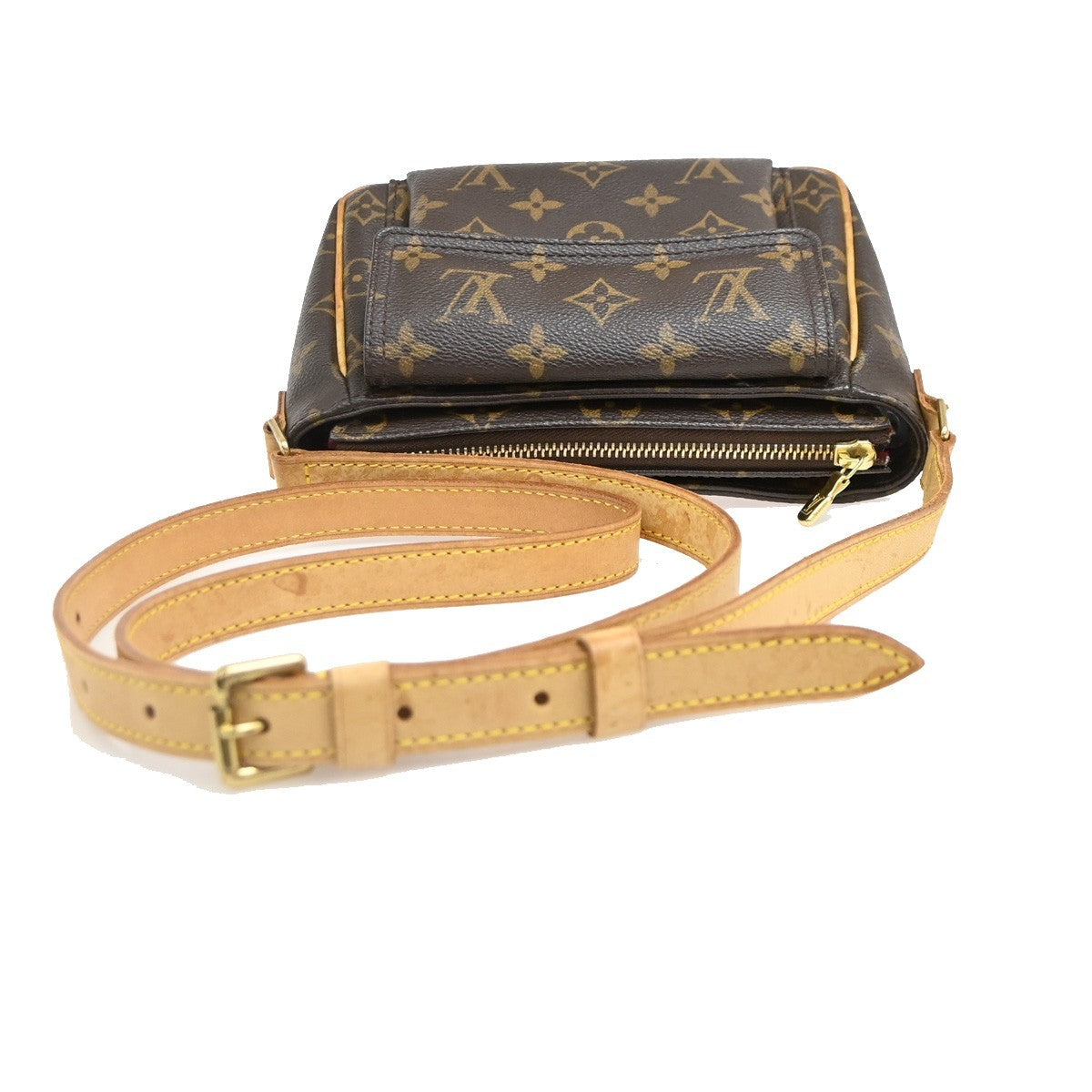 Louis Vuitton Viva Cite Monogram Canvas Brown Canvas Handbag (Pre-Owned)