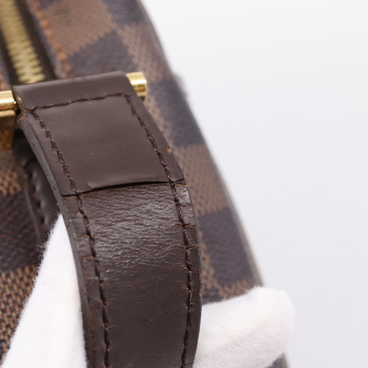 Louis Vuitton Ipanema Damier Brown Canvas Handbag (Pre-Owned)
