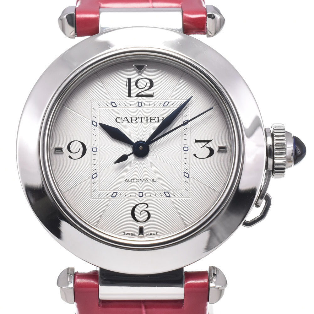Cartier Pasha De Cartier Automatic Stainless Steel And Alligator Watch (Pre-Owned)