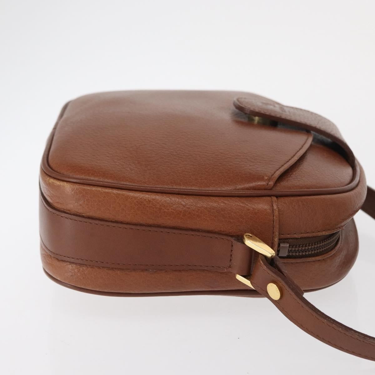Burberry Vintage Leather Brown Leather Shoulder Bag Bag (Pre-Owned)