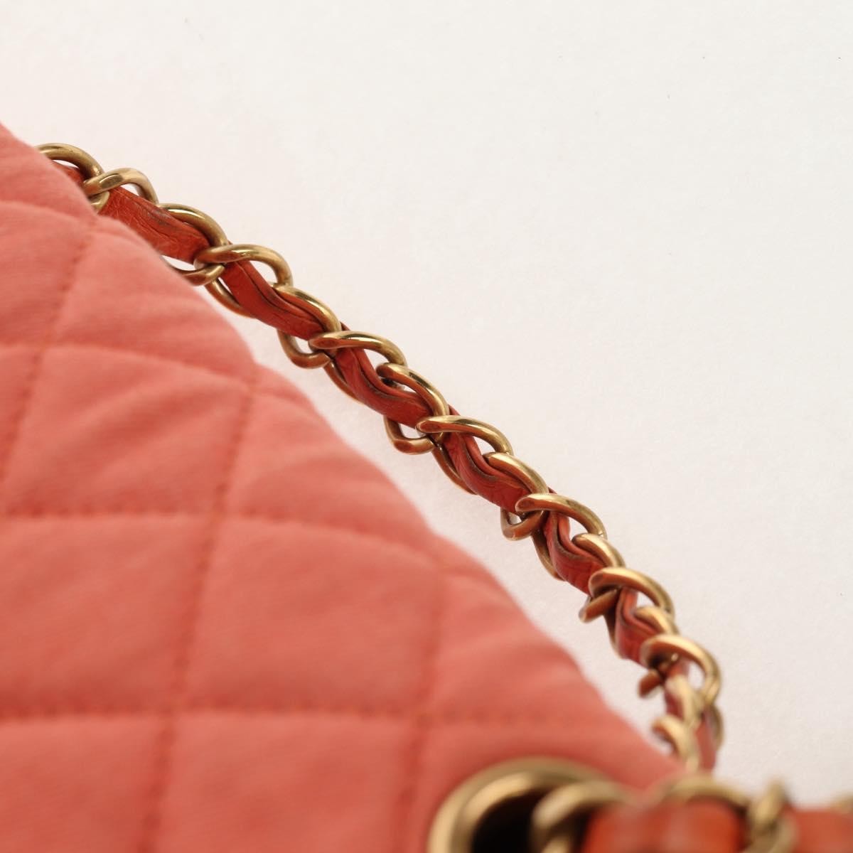 Chanel Vintage Flap Denim Pink Denim_Jeans Backpack Bag (Pre-Owned)