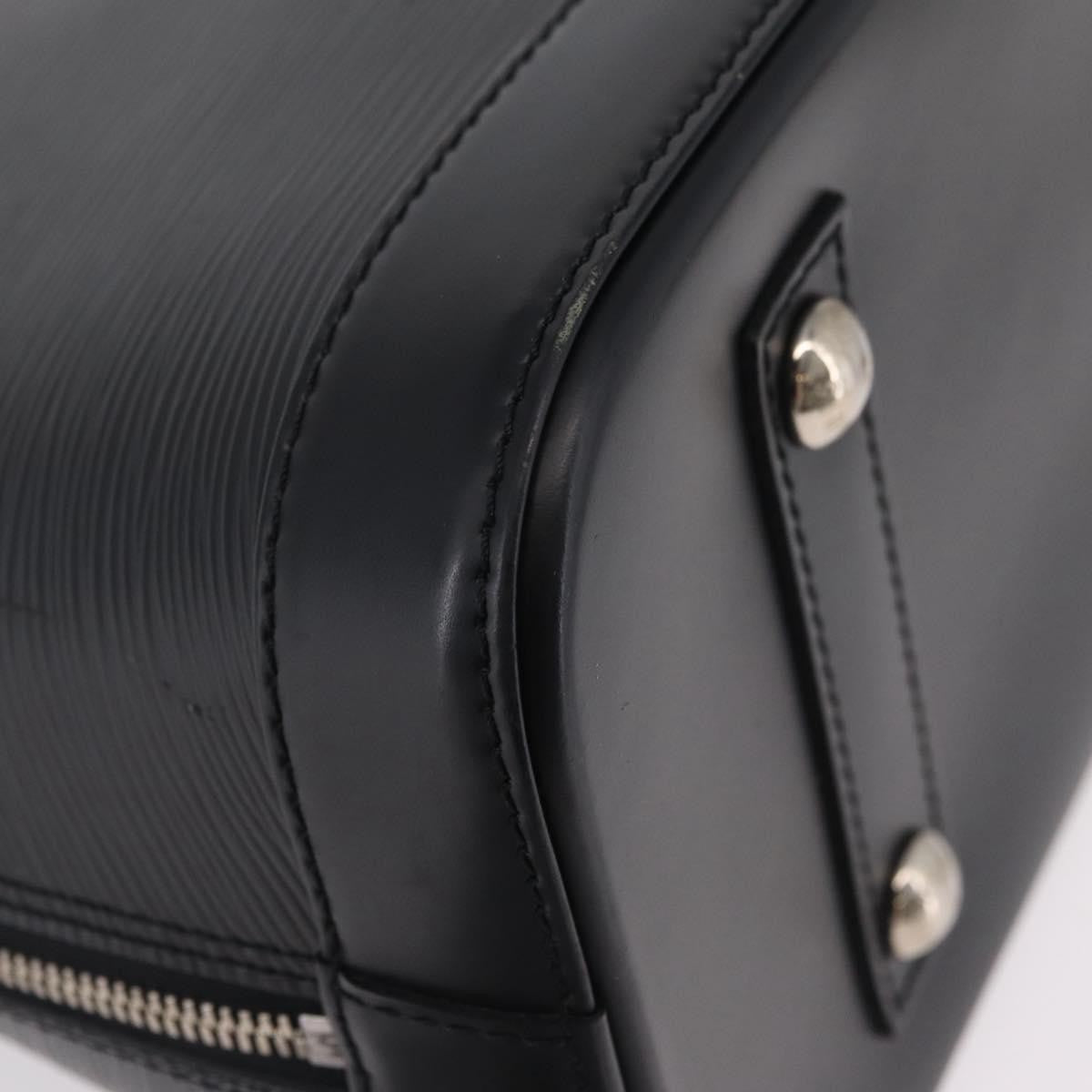 Louis Vuitton Alma Epi Leather Black Leather Handbag (Pre-Owned)