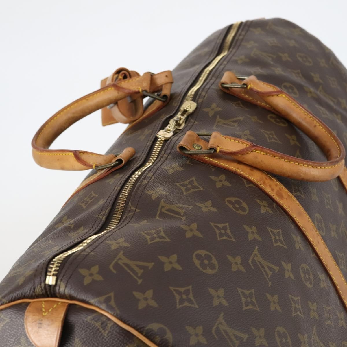 Louis Vuitton Keepall Monogram Canvas Brown Canvas Travel Bag Bag (Pre-Owned)