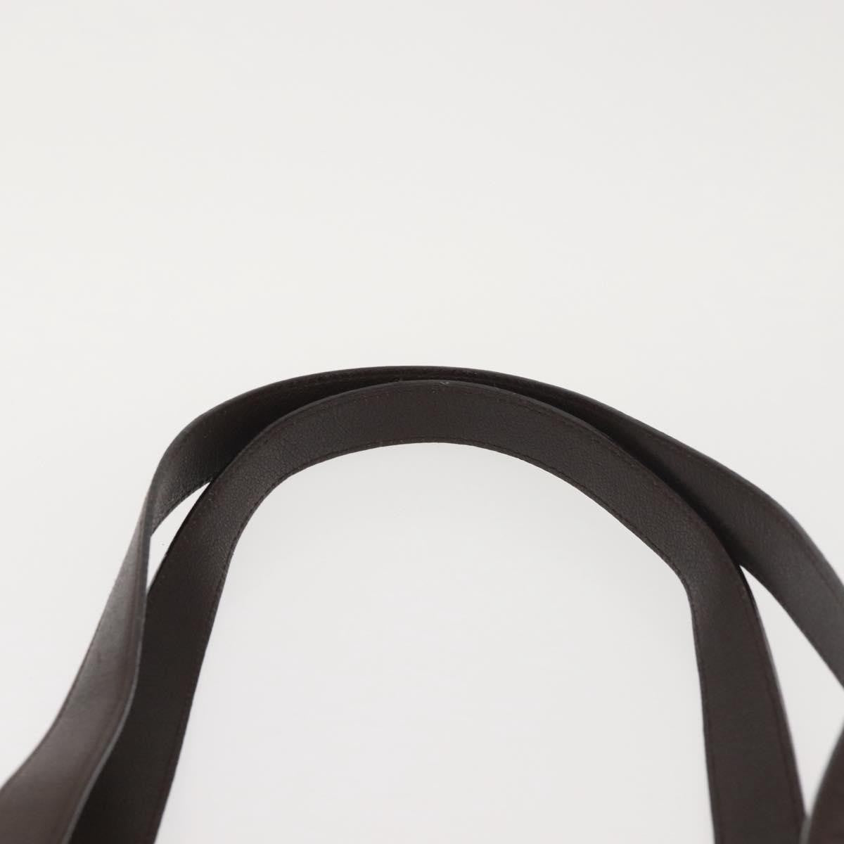 Bvlgari B.Zero1 Bucket Leather Beige Canvas Tote Bag Bag (Pre-Owned)