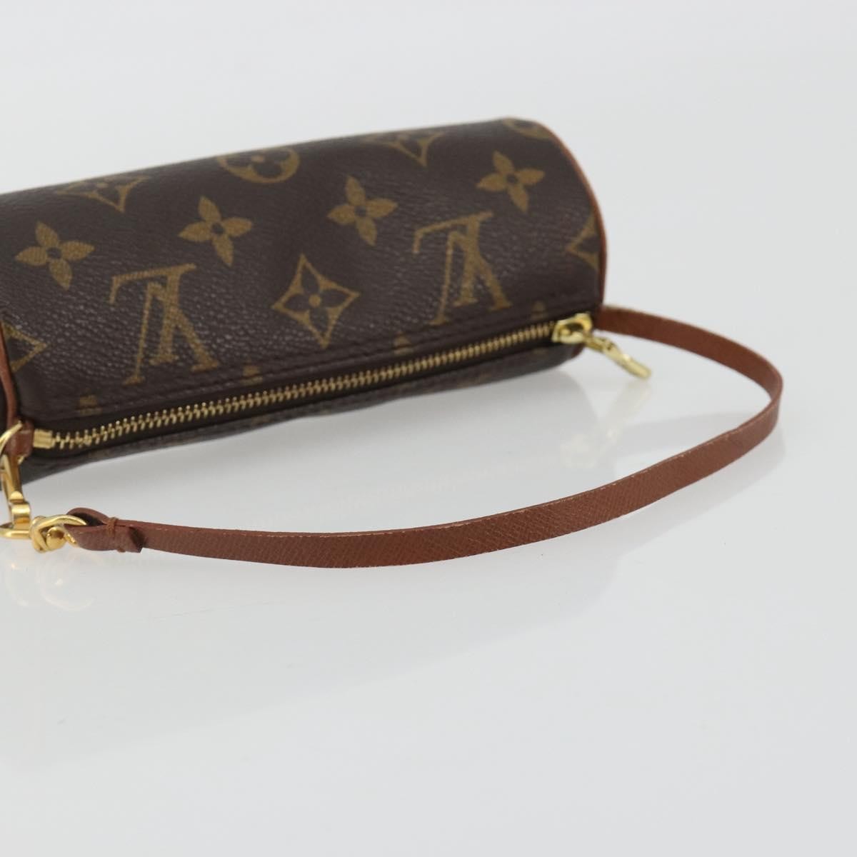 Louis Vuitton Papillon Pochette Monogram Canvas Brown Canvas Clutche & Pouche Bag (Pre-Owned)