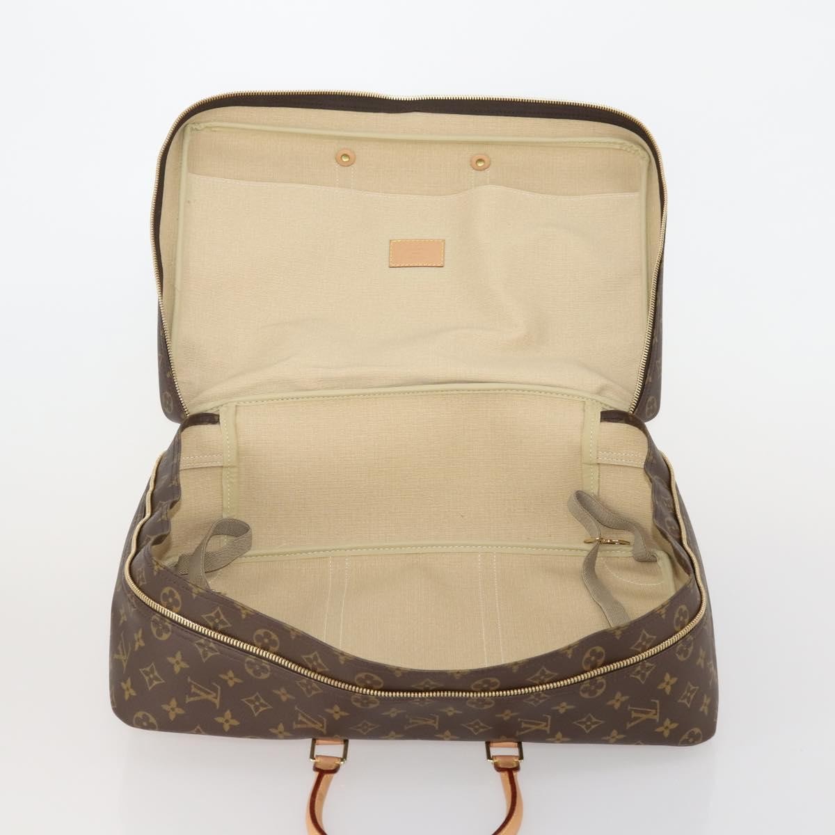 Louis Vuitton Sirius Monogram Brown Canvas Travel Bag Bag (Pre-Owned)