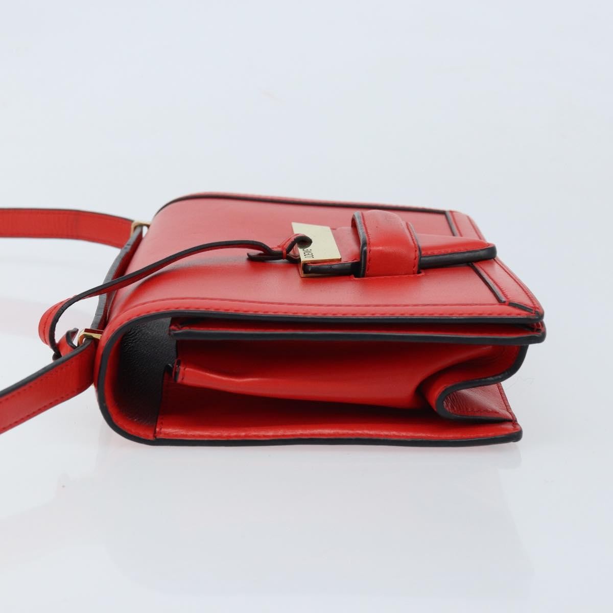 Loewe Barcelona Leather Red Leather Shoulder Bag Bag (Pre-Owned)
